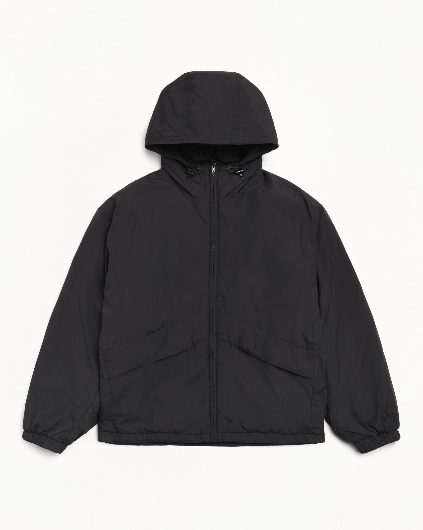 Insulated Hooded Jacket – Black | Outerwear | Stüssy Japan