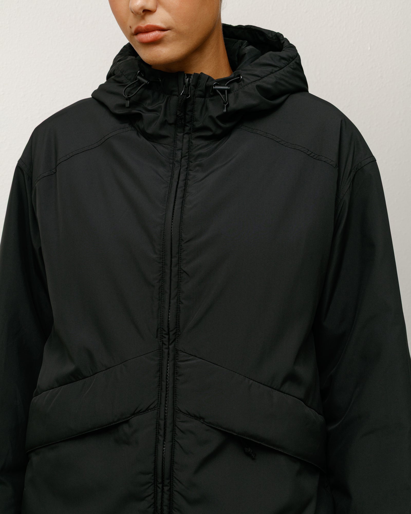 Insulated Hooded Jacket – Black | Outerwear | Stüssy Japan