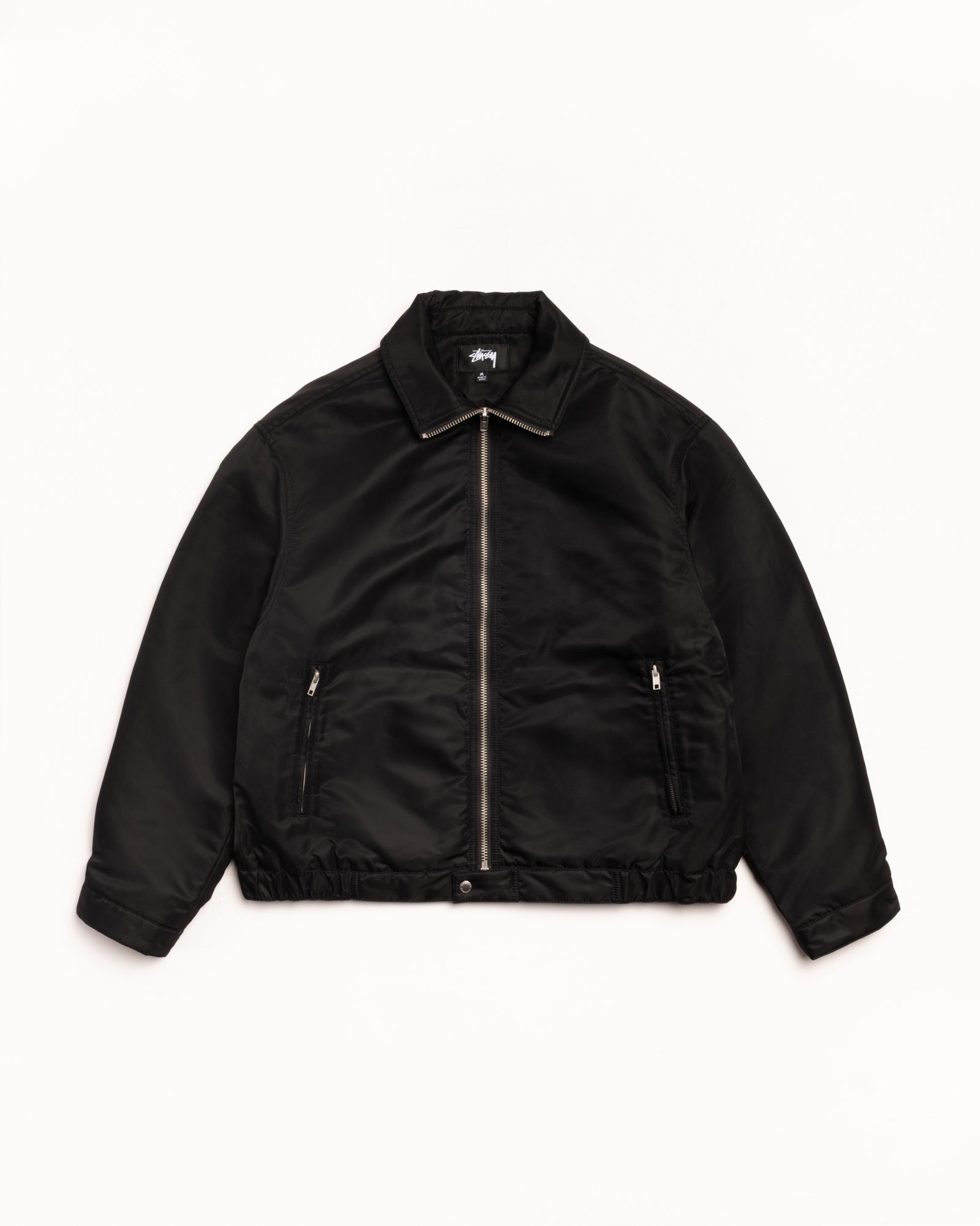 Stüssy ジャケット ☆送料・関税込☆Stussy☆WORLDWIDE ZIP WORK JACKET☆BLACK