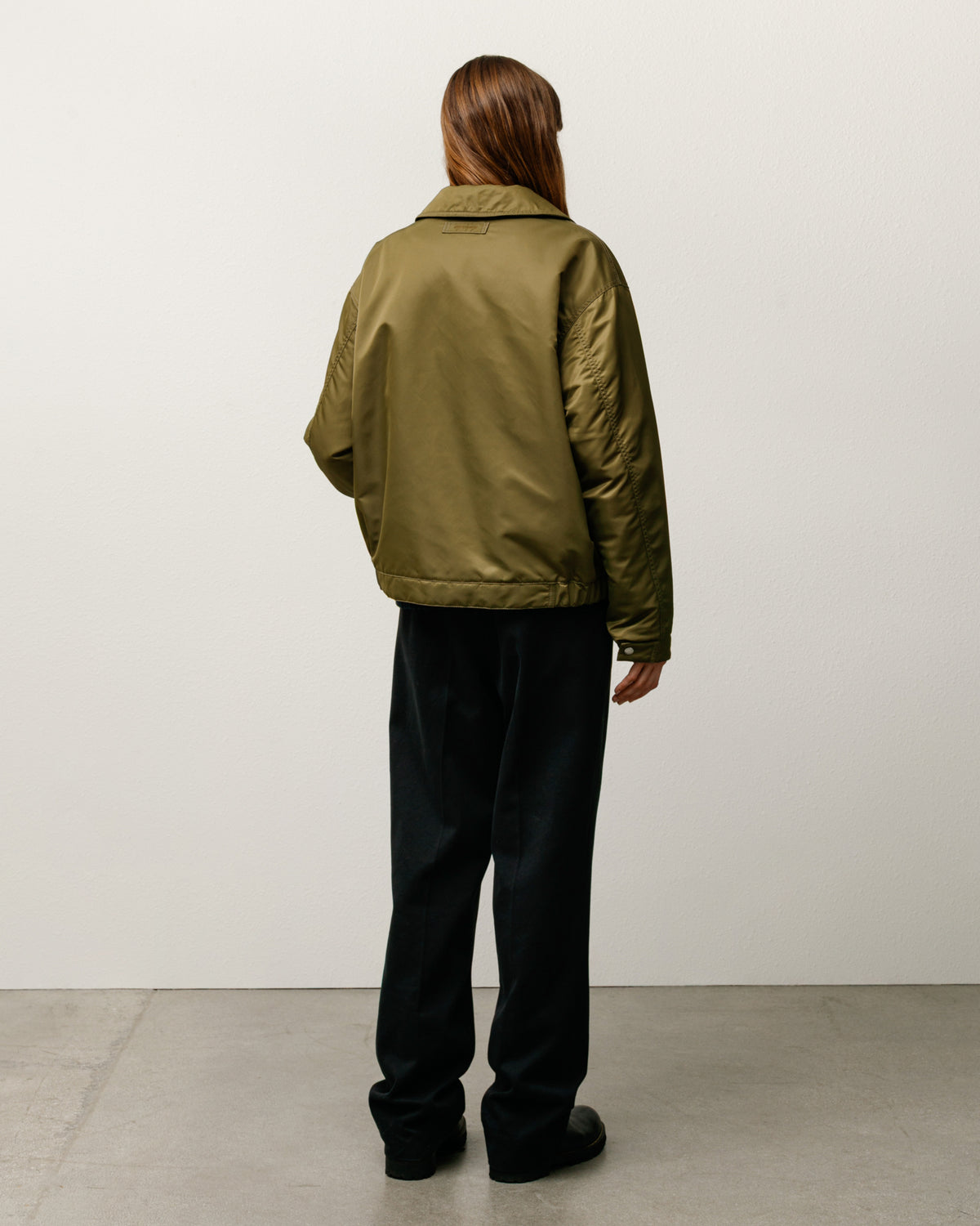 Pile Lined Zip Jacket – Olive | Outerwear | Stüssy Japan