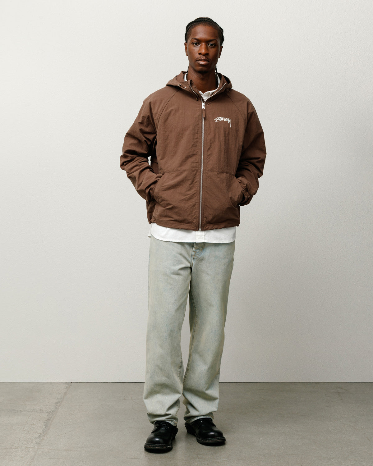 Nylon Beach Shell – Coffee | Outerwear | Stüssy Japan