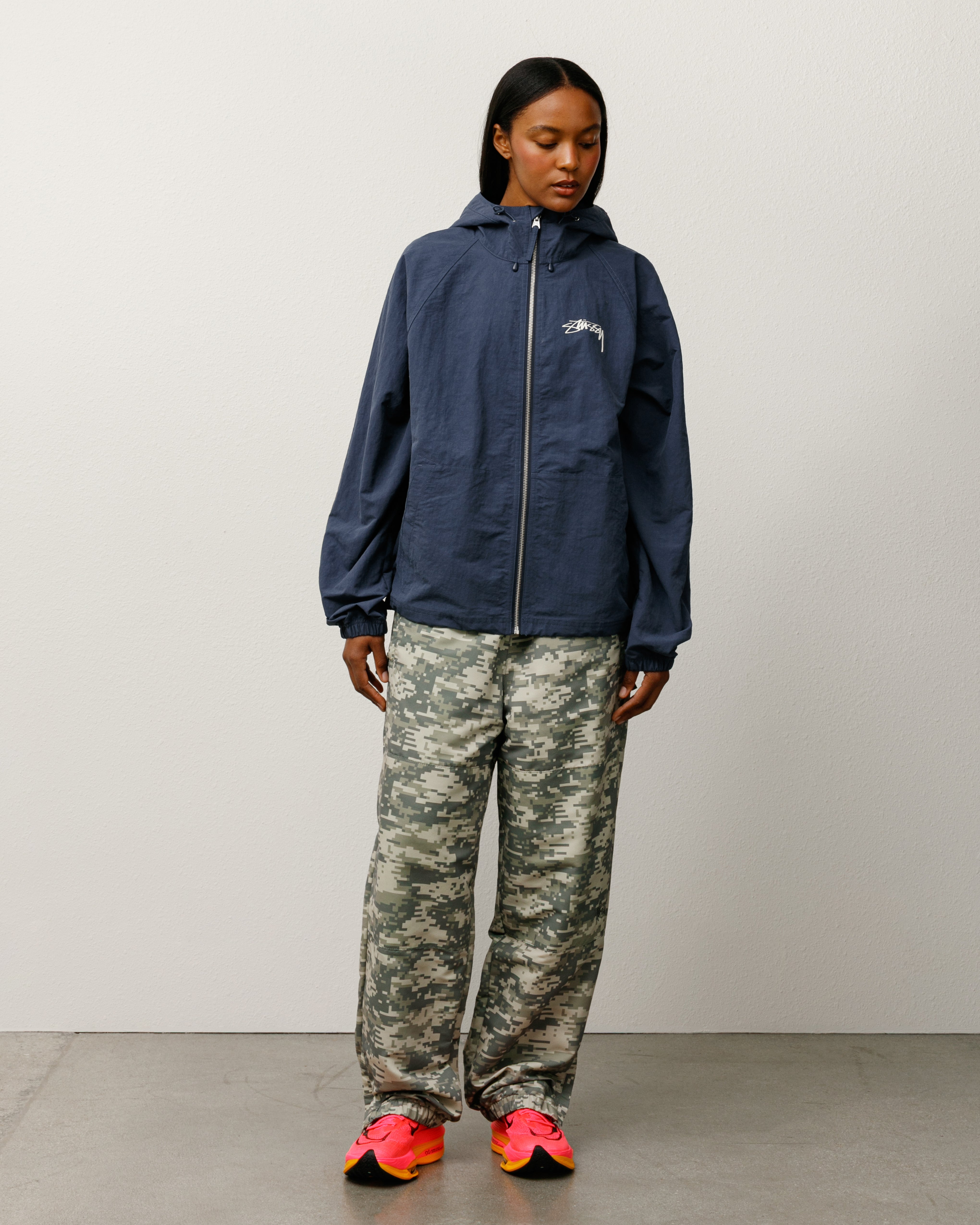 Nylon Beach Shell – Navy | Outerwear | Stüssy Japan