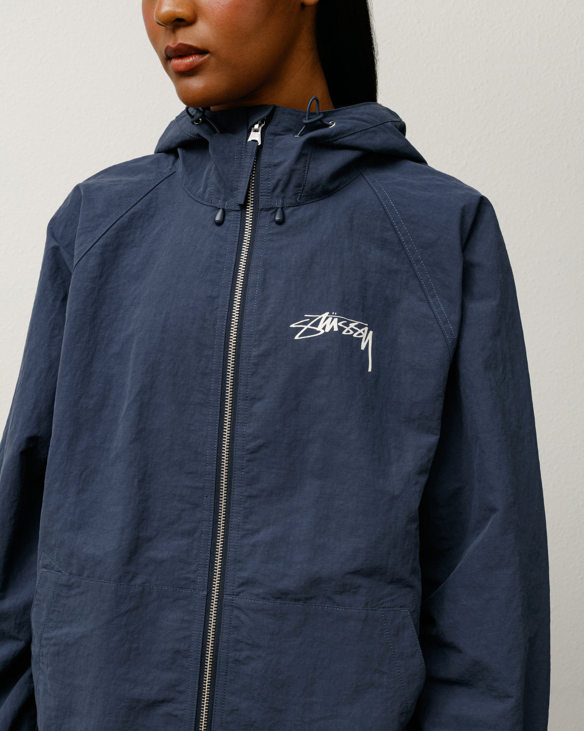 Nylon Beach Shell – Navy | Outerwear | Stüssy Japan