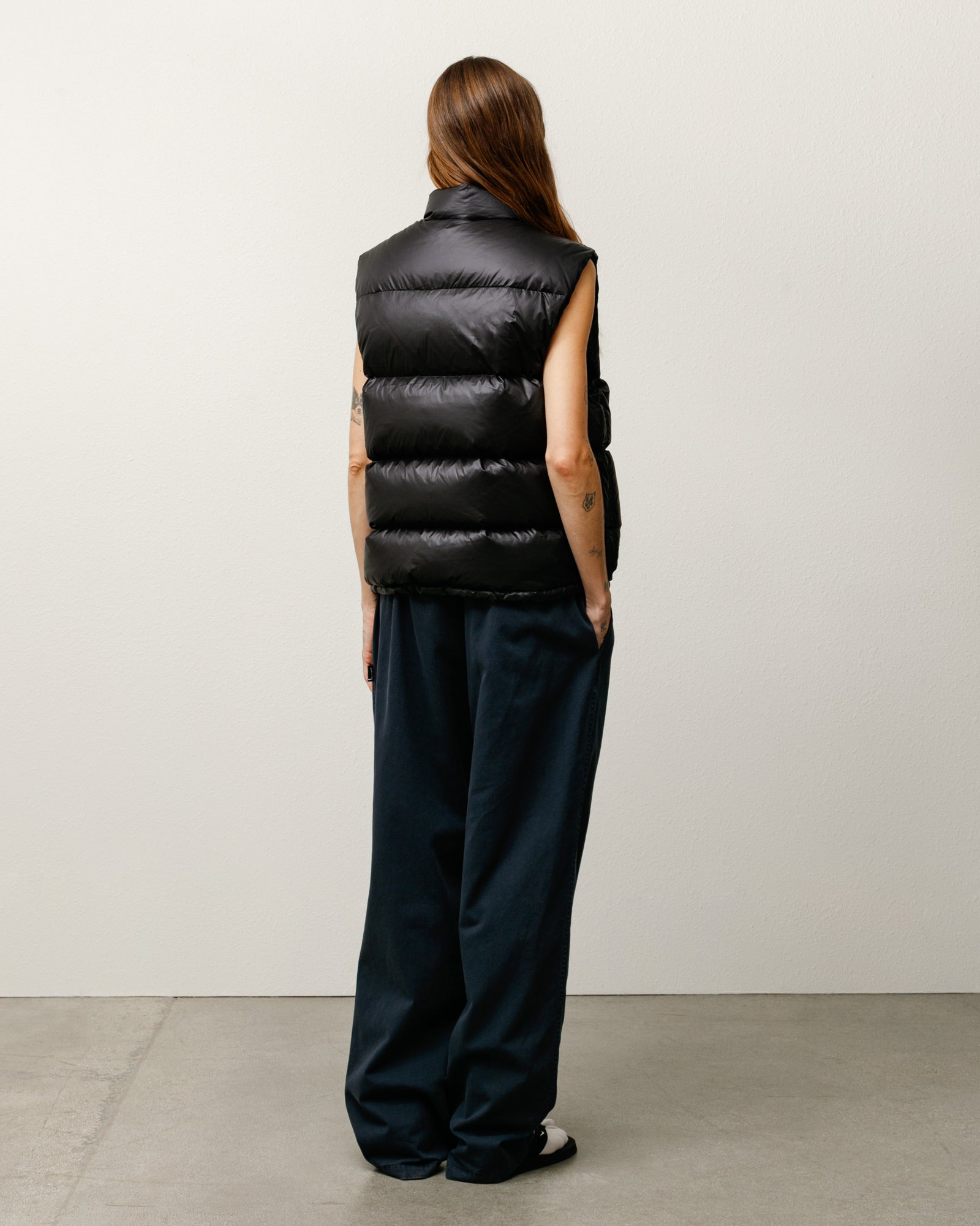 Micro Ripstop Down Vest – Black | Outerwear | Stüssy Japan
