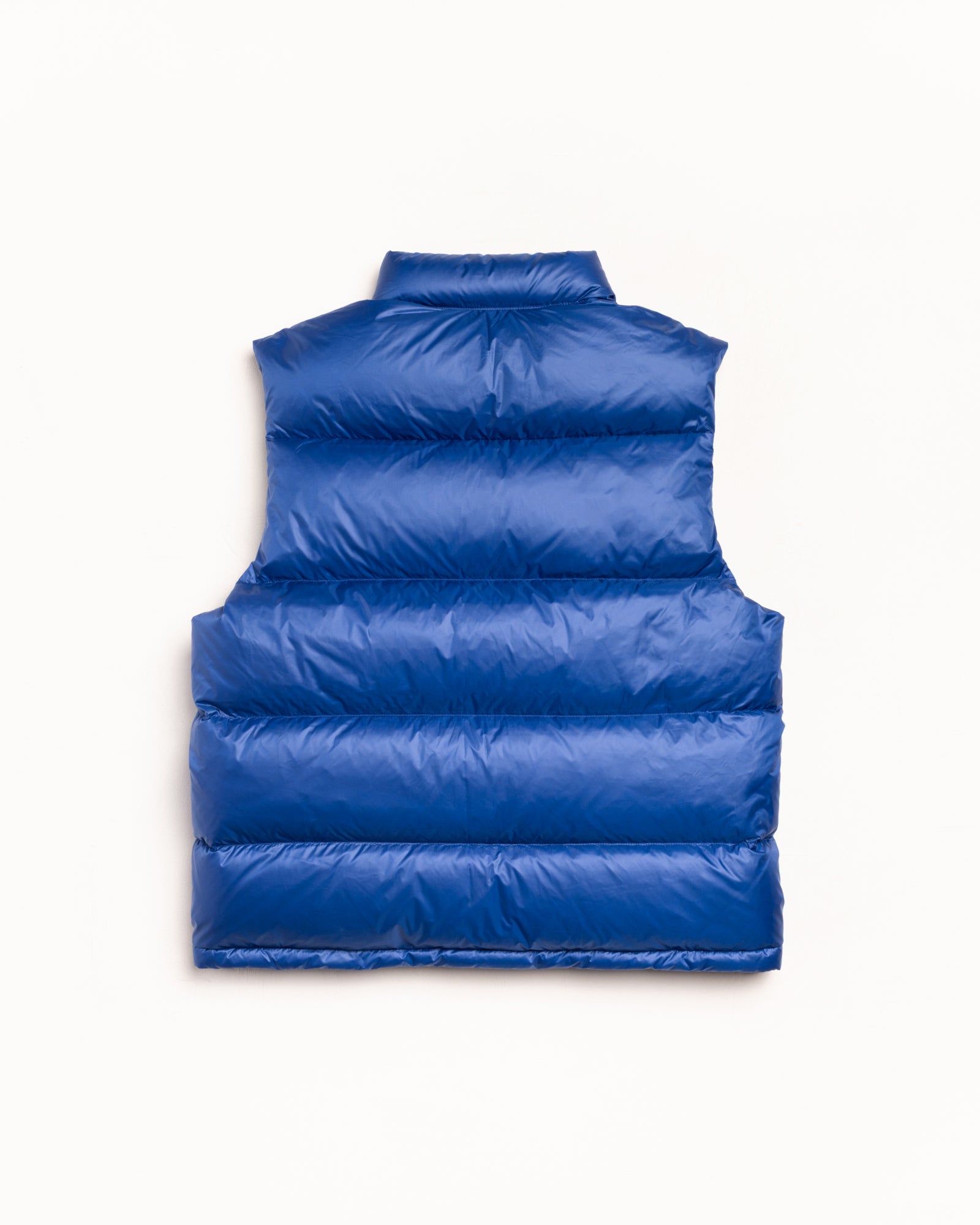 Micro Ripstop Down Vest Mens Long Sleeve In Royal
