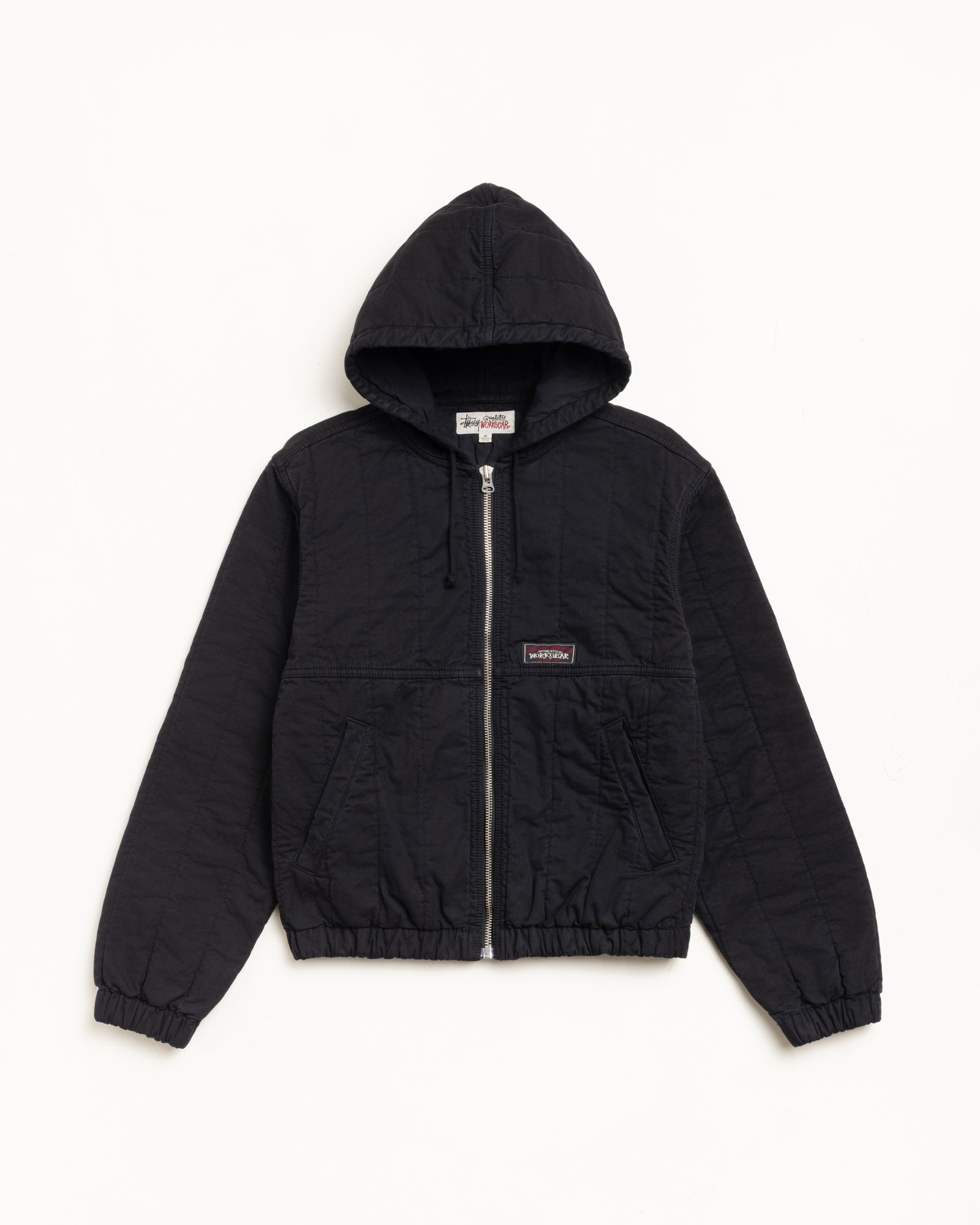 Quilted Canvas Work Jacket – Black | Outerwear | Stüssy Japan