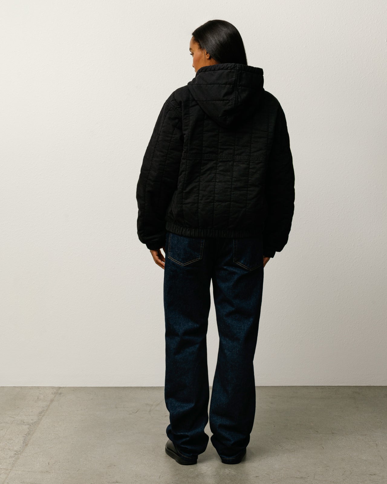 Quilted Canvas Work Jacket – Black | Outerwear | Stüssy Japan