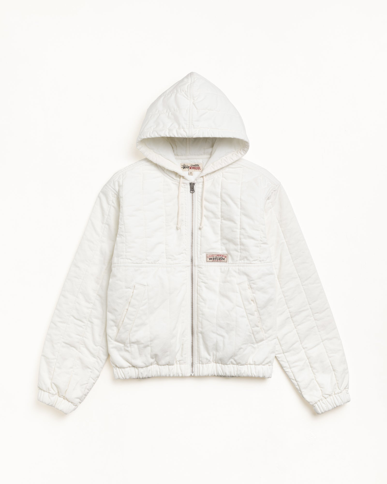 Quilted Canvas Work Jacket – Bone | Outerwear | Stüssy Japan