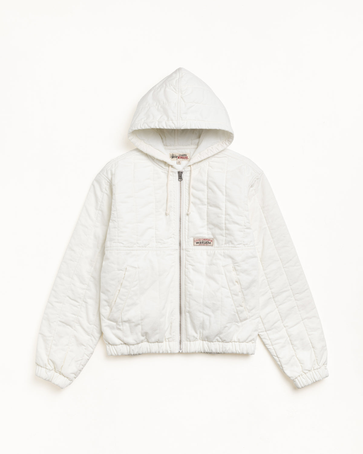 Quilted Canvas Work Jacket – Bone | Outerwear | Stüssy Japan