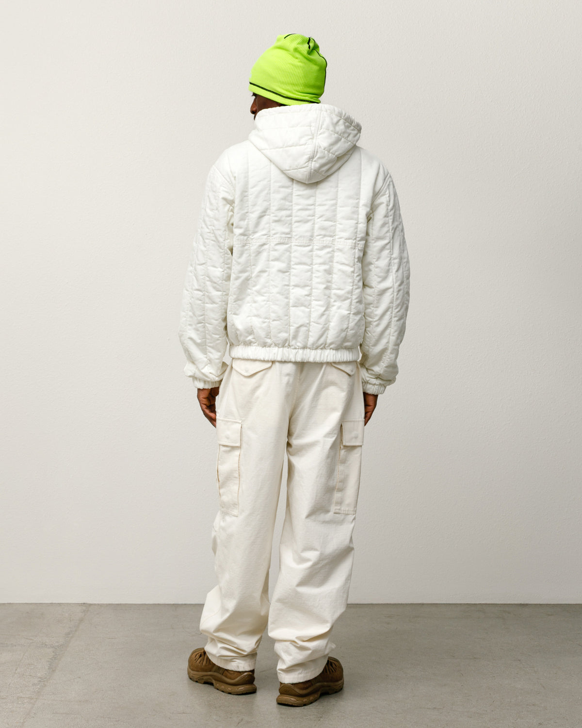 Quilted Canvas Work Jacket – Bone | Outerwear | Stüssy Japan