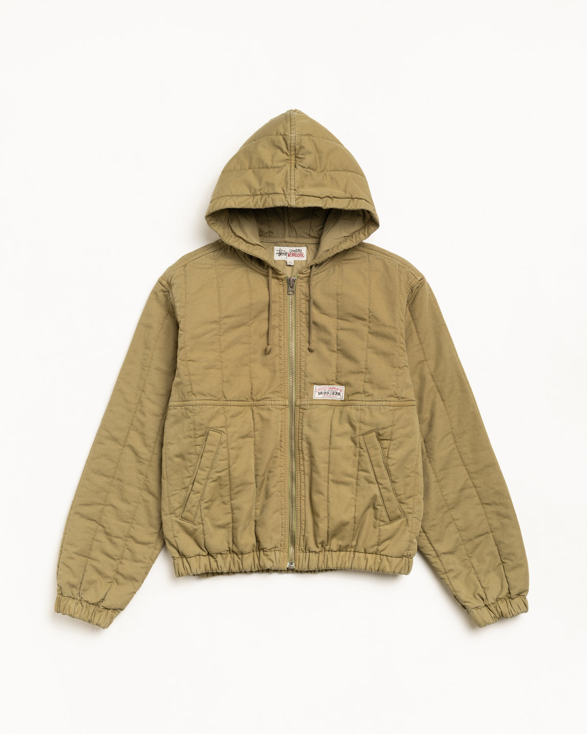 Quilted Canvas Work Jacket – Olive | Outerwear | Stüssy Japan