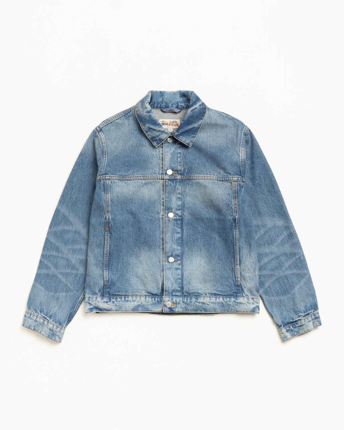 Trucker Jacket Denim – Weekend Wash | Outerwear | Stüssy Japan