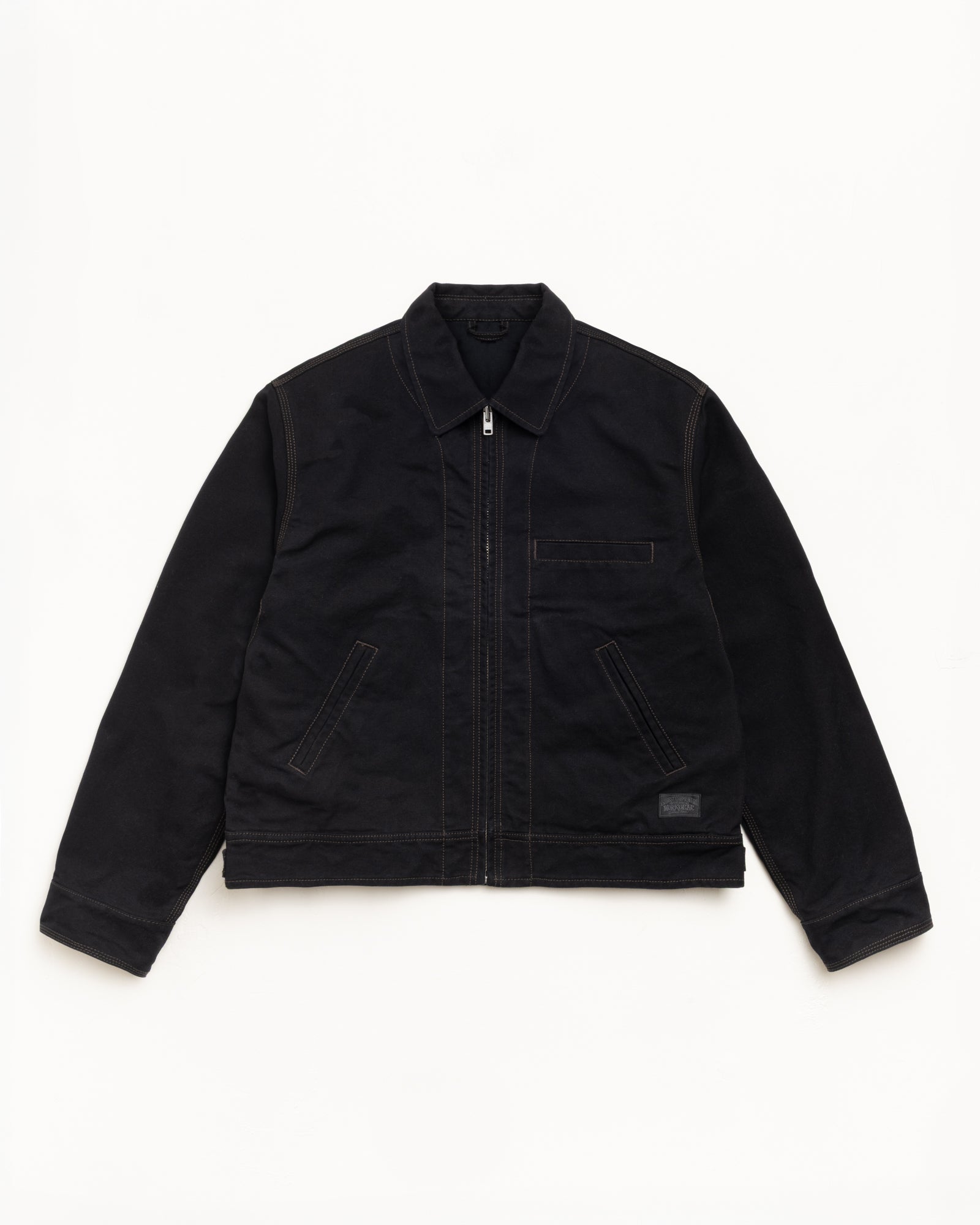 Work Jacket Collared – Black | Outerwear | Stüssy Japan
