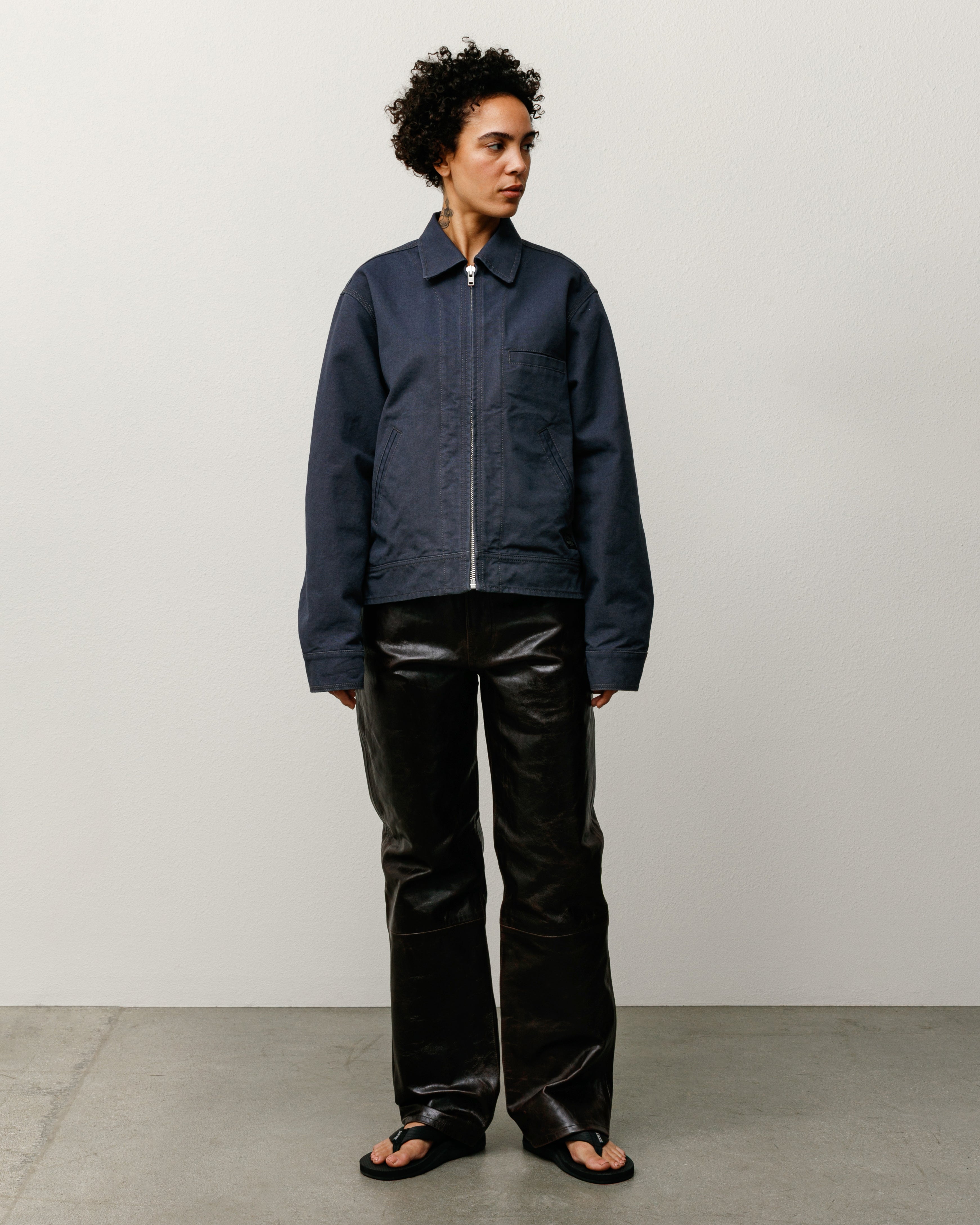 Work Jacket Collared – Blue | Outerwear | Stüssy Japan