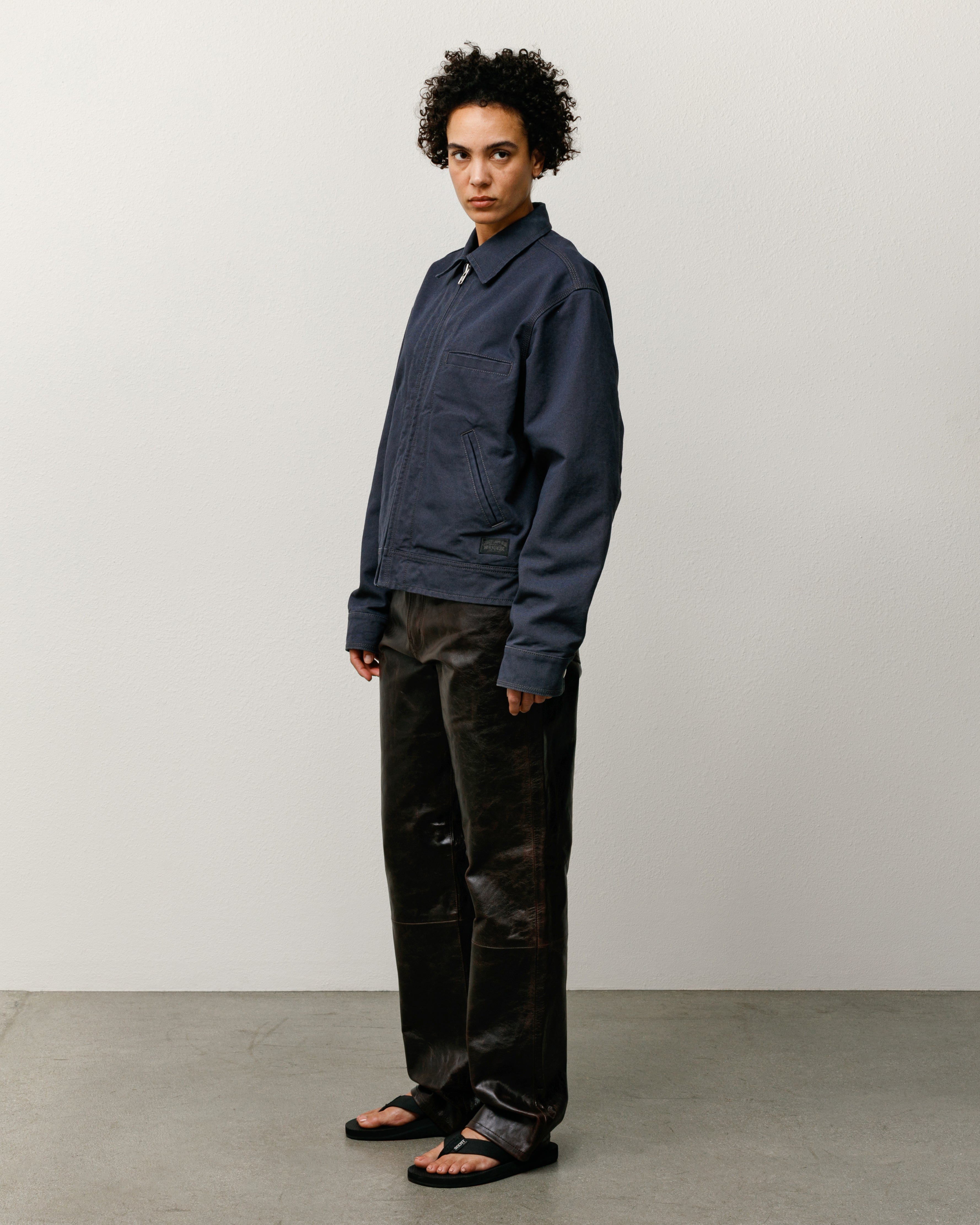 Work Jacket Collared – Blue | Outerwear | Stüssy Japan