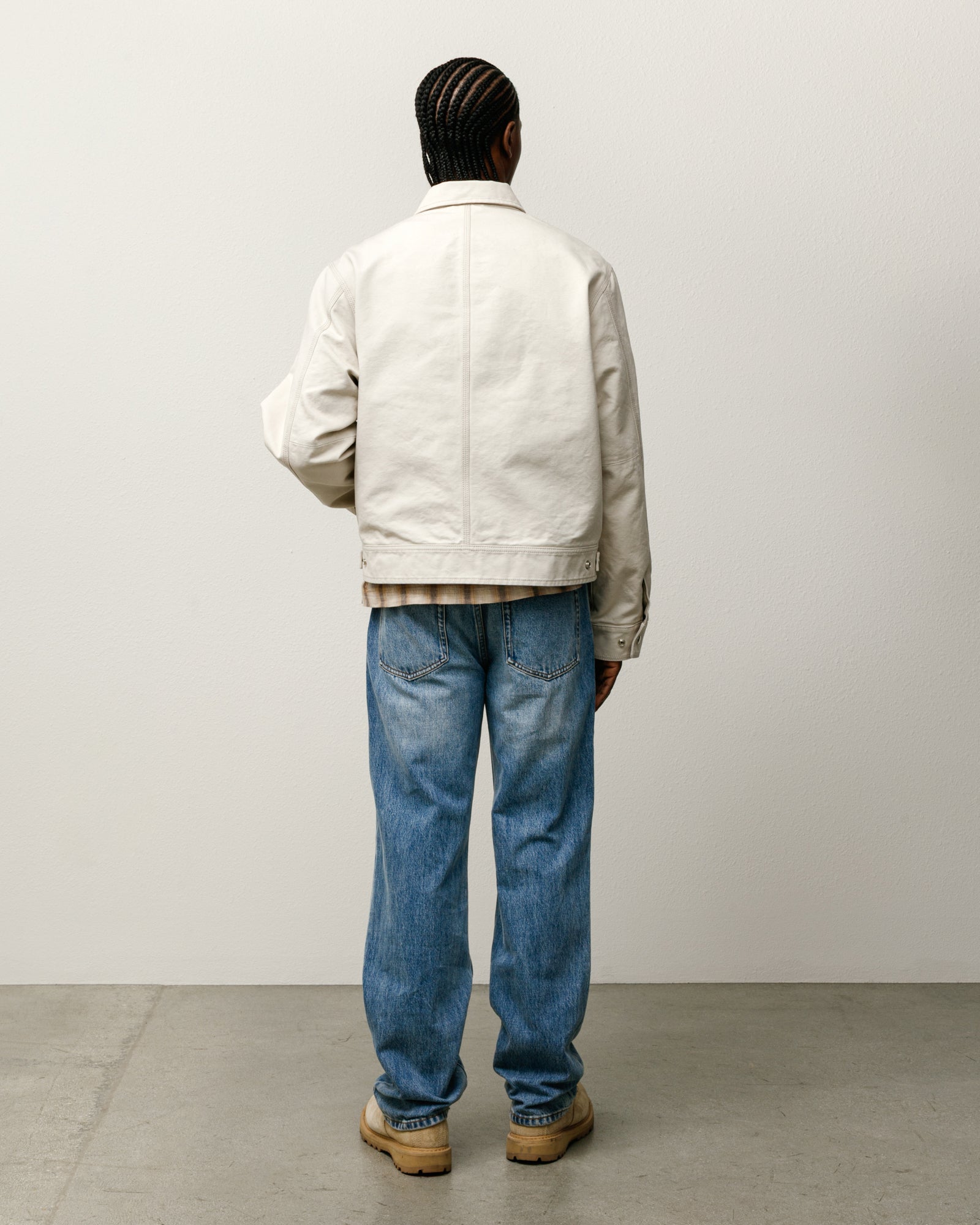 Work Jacket Collared – Stone | Outerwear | Stüssy Japan