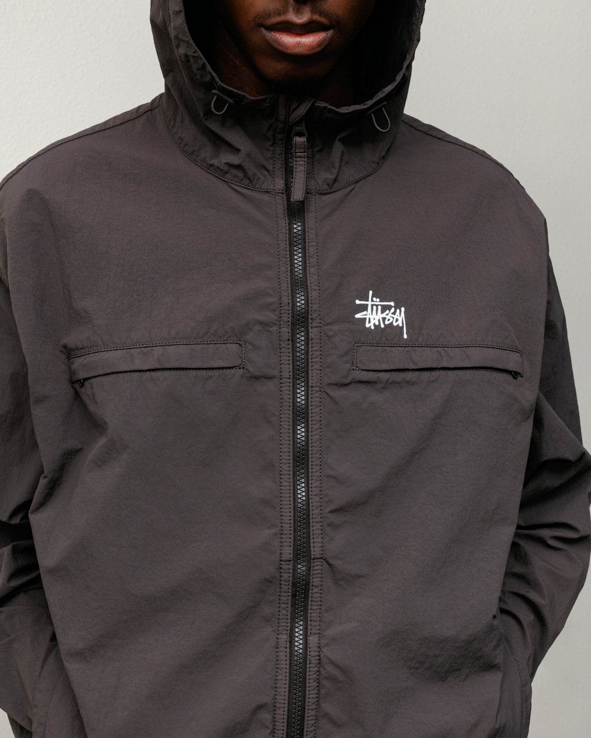 Lightweight Hooded Jacket – Brown | Outerwear | Stüssy Japan