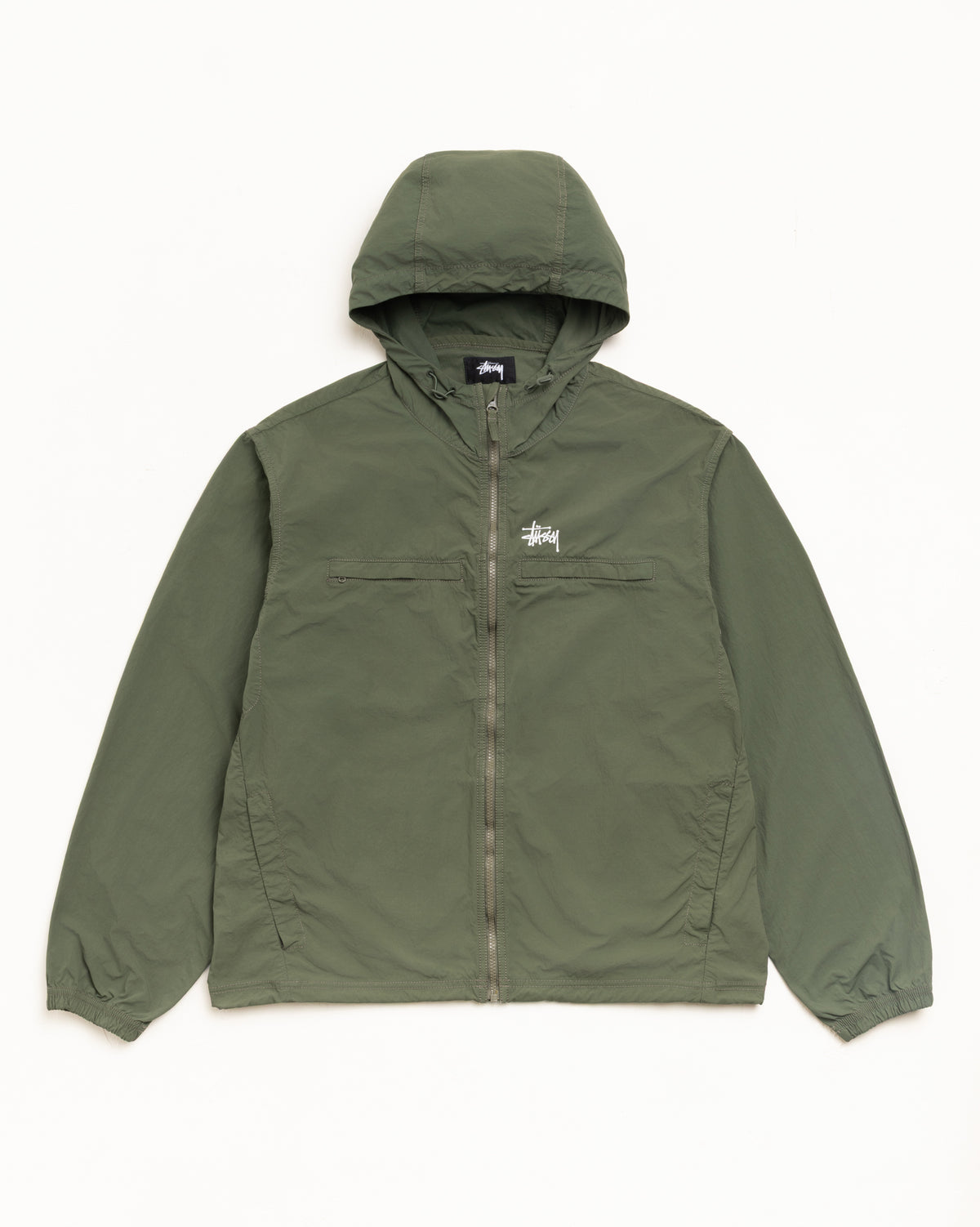 Lightweight Hooded Jacket – Olive | Outerwear | Stüssy Japan