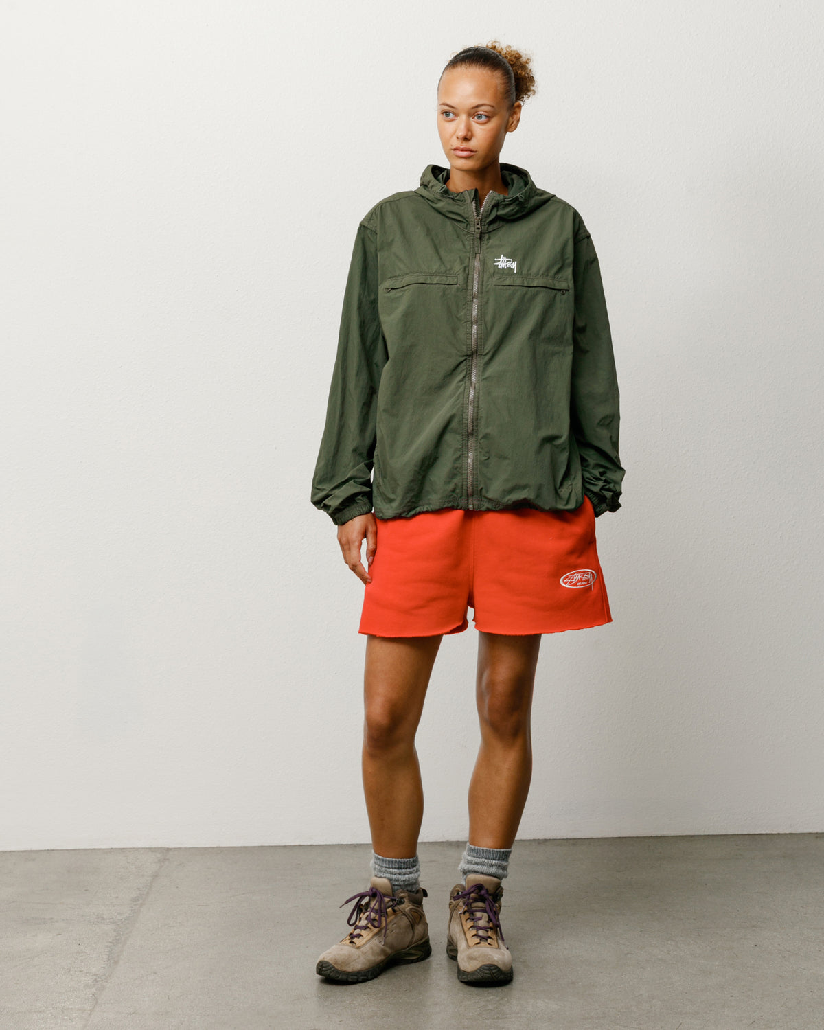 Lightweight Hooded Jacket – Olive | Outerwear | Stüssy Japan