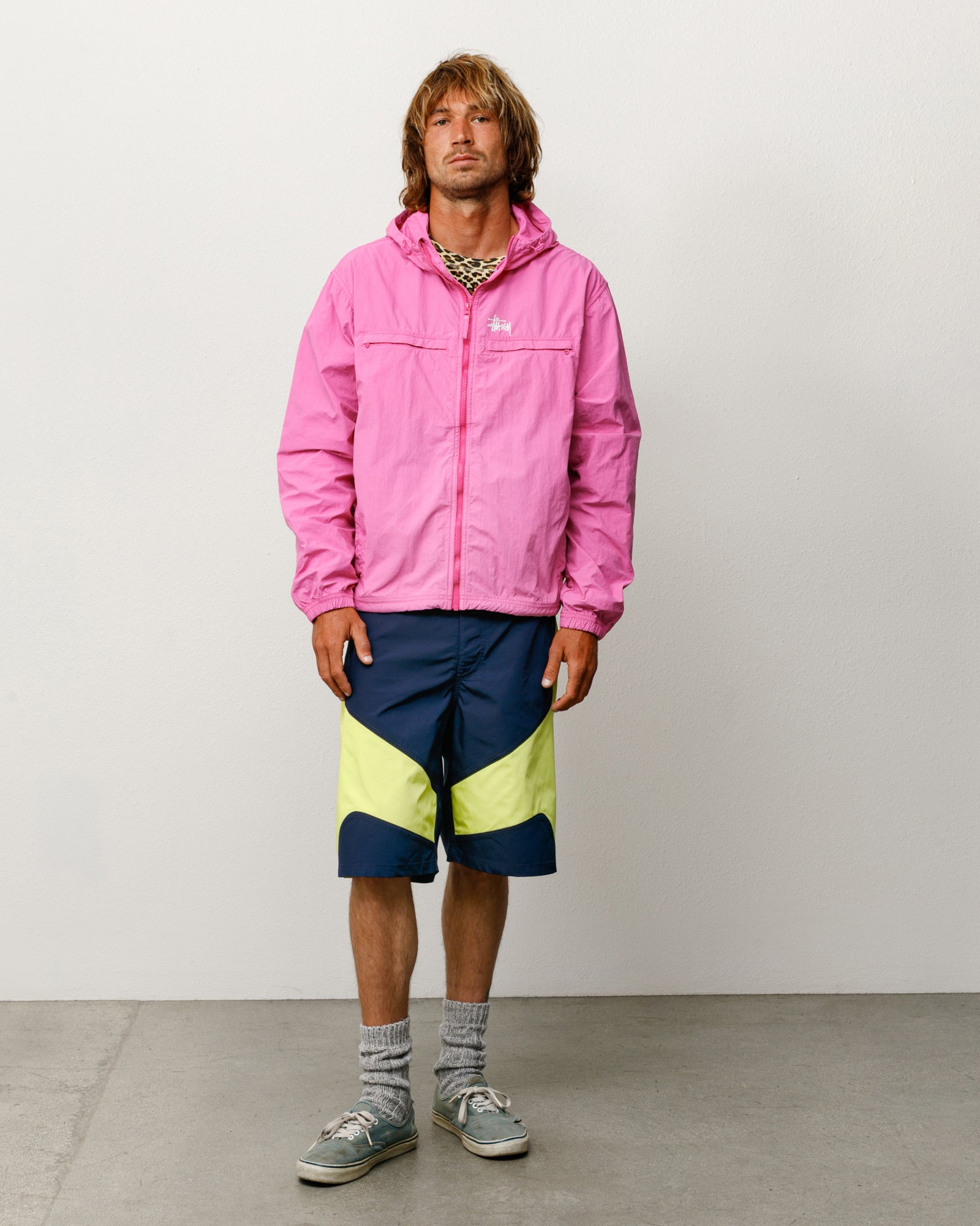 Lightweight Hooded Jacket – Pink | Outerwear | Stüssy Japan