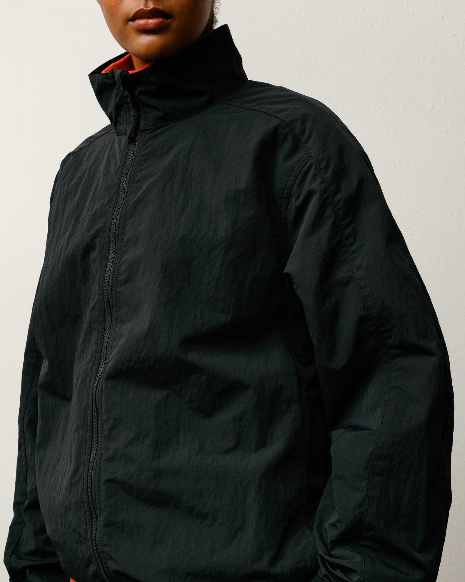 Lightweight Mock Jacket – Black | Outerwear | Stüssy Japan
