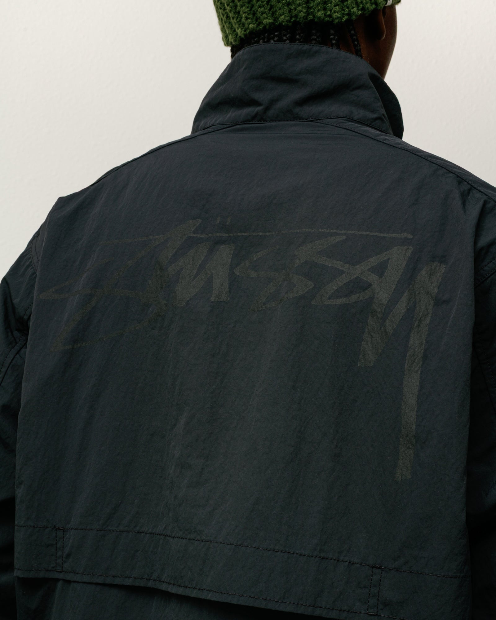 Lightweight Mock Jacket – Black | Outerwear | Stüssy Japan