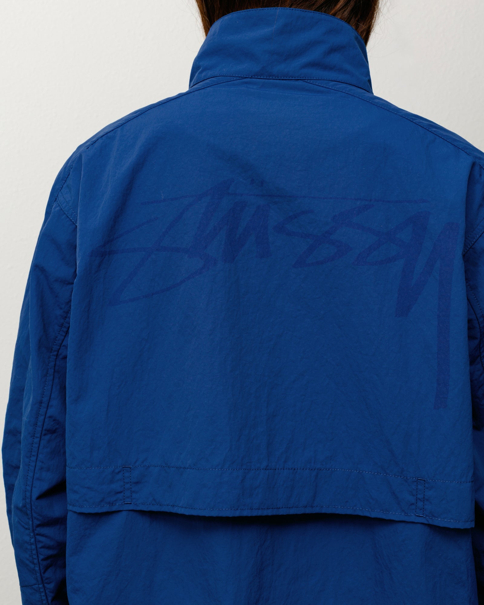 Lightweight Mock Jacket – Blue | Outerwear | Stüssy Japan