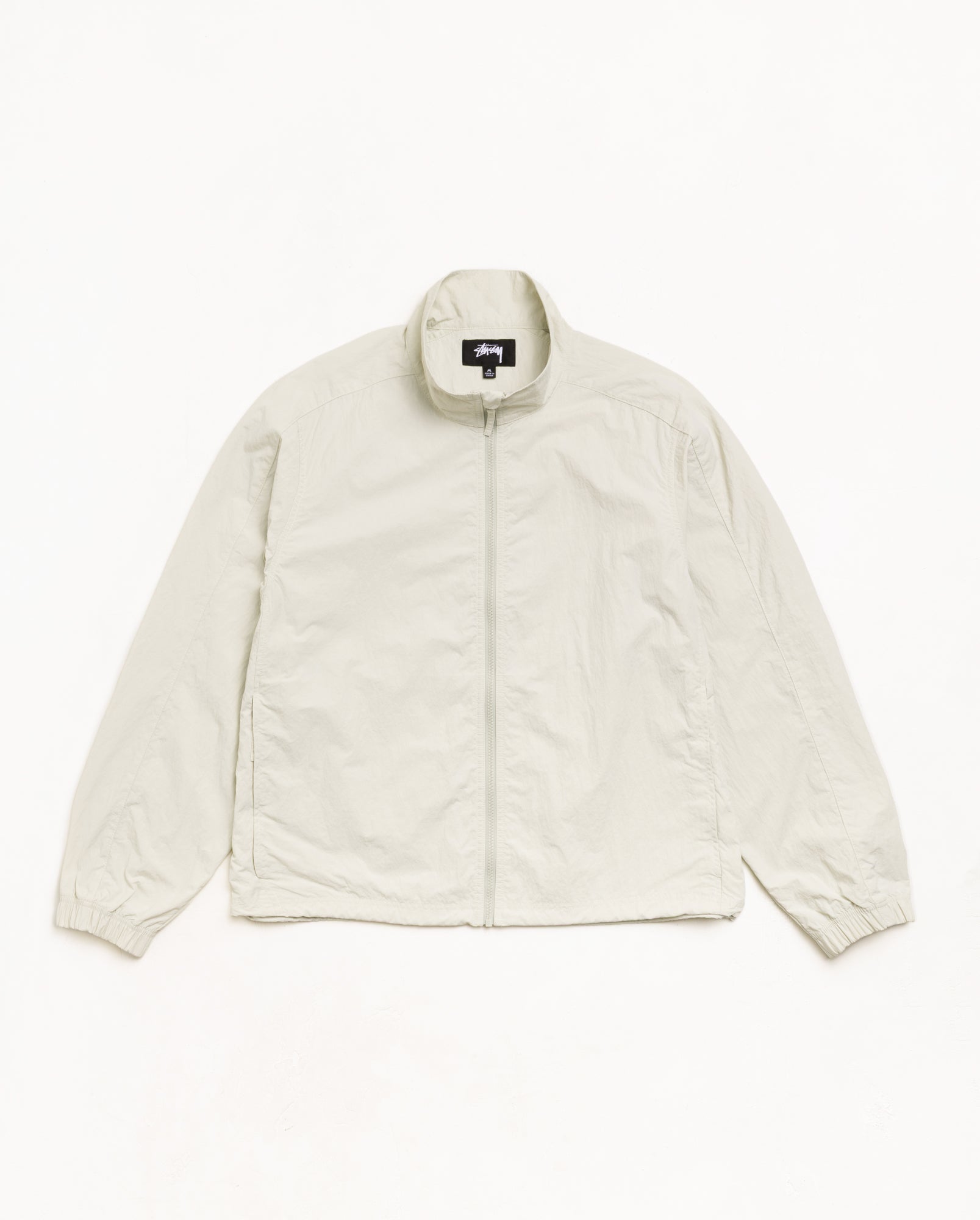 Lightweight Mock Jacket Unisex Long Sleeve In Bone