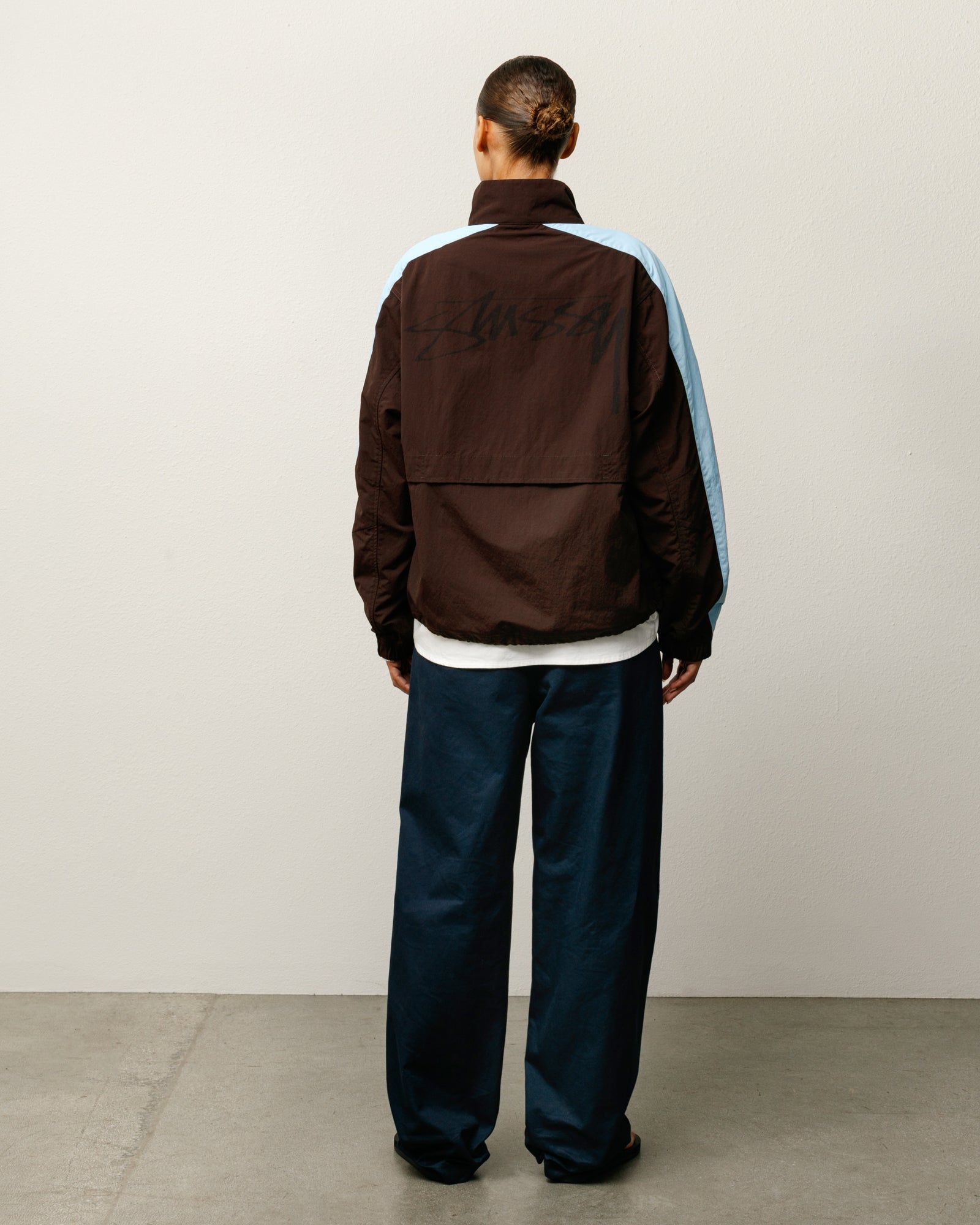 Lightweight Mock Jacket – Brown | Outerwear | Stüssy Japan