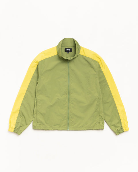 Lightweight Mock Jacket Mens Long Sleeve In Green