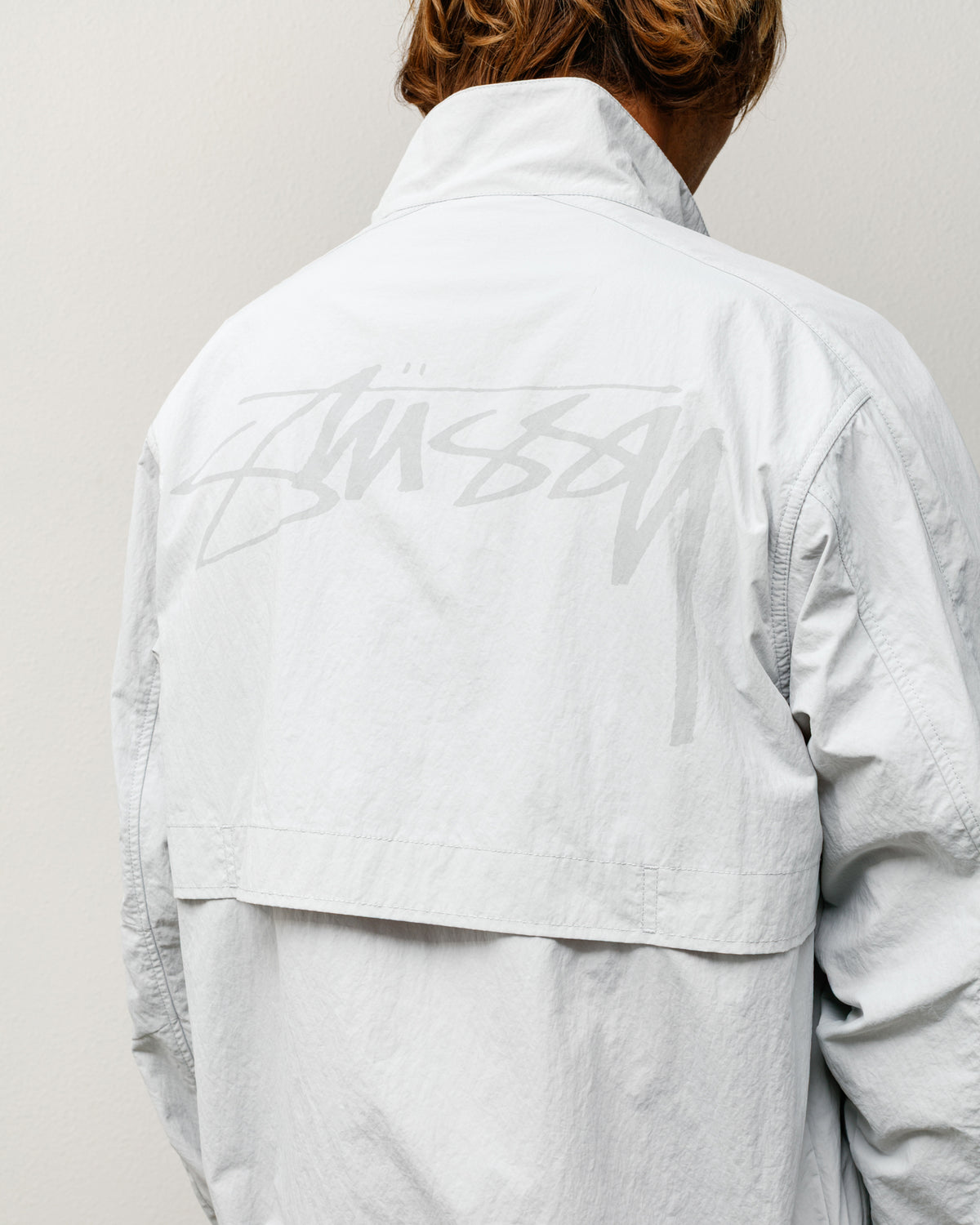 Lightweight Mock Jacket – Grey | Outerwear | Stüssy Japan