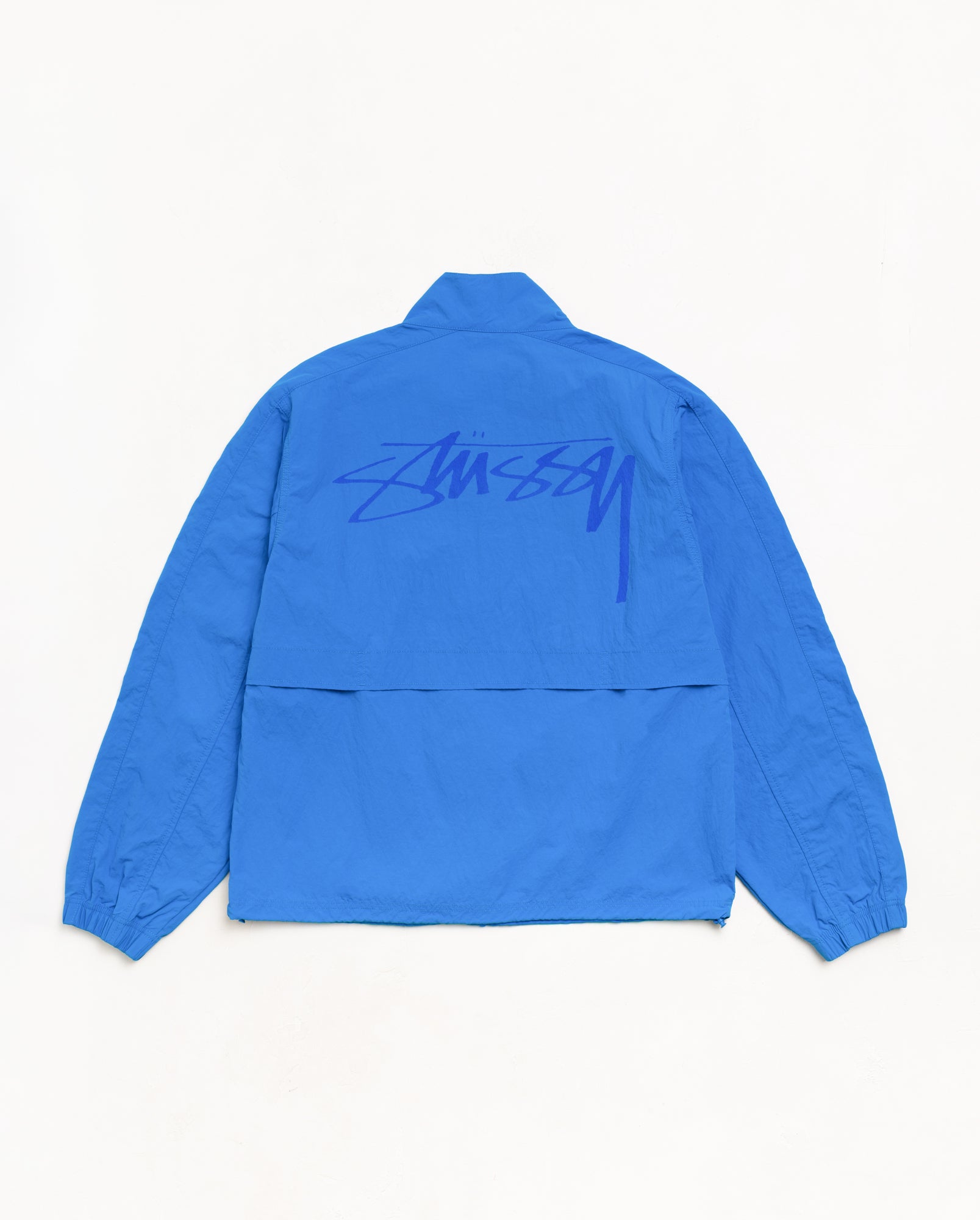 Lightweight Mock Jacket Unisex Long Sleeve In Ocean