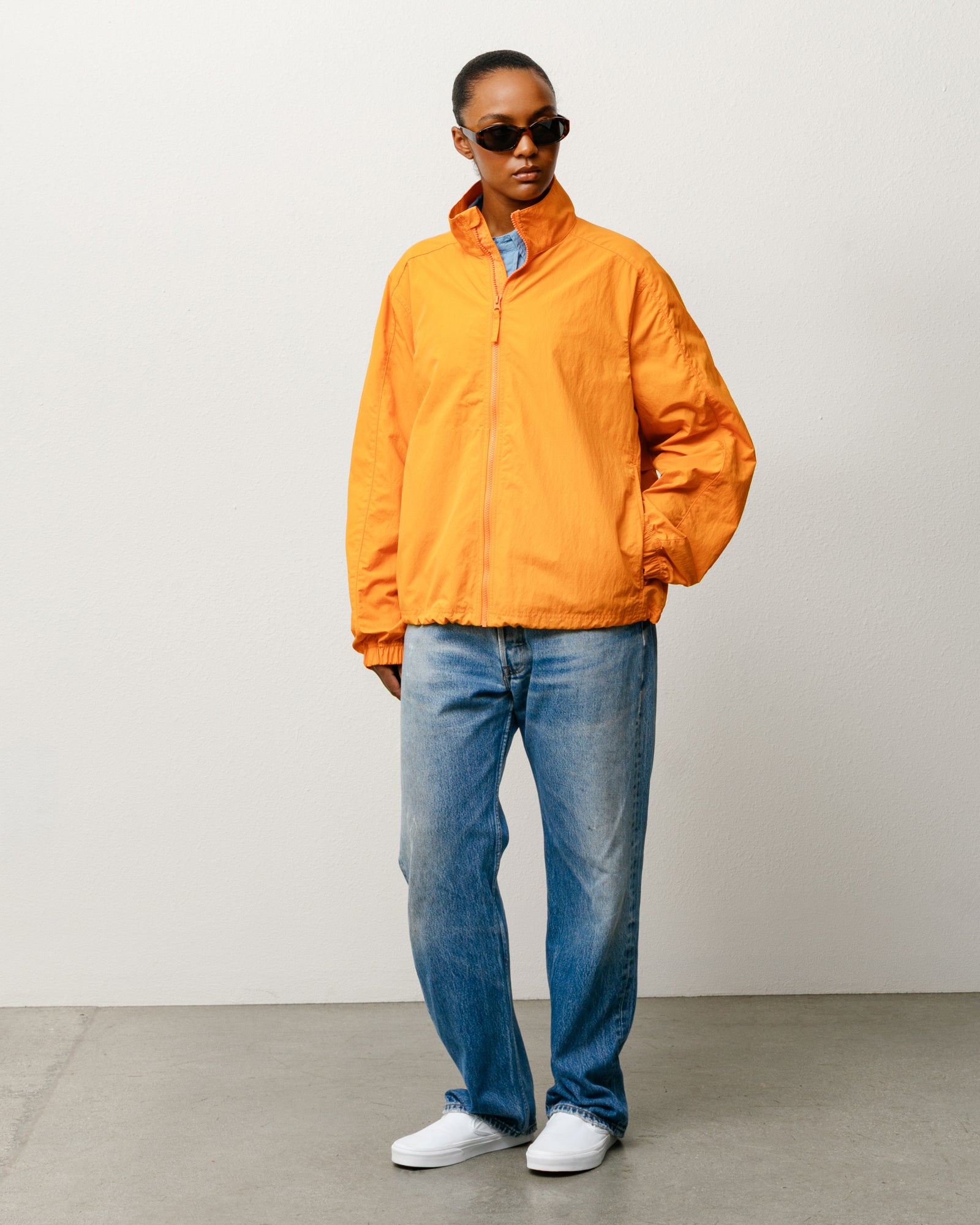 Lightweight Mock Jacket – Orange | Outerwear | Stüssy Japan
