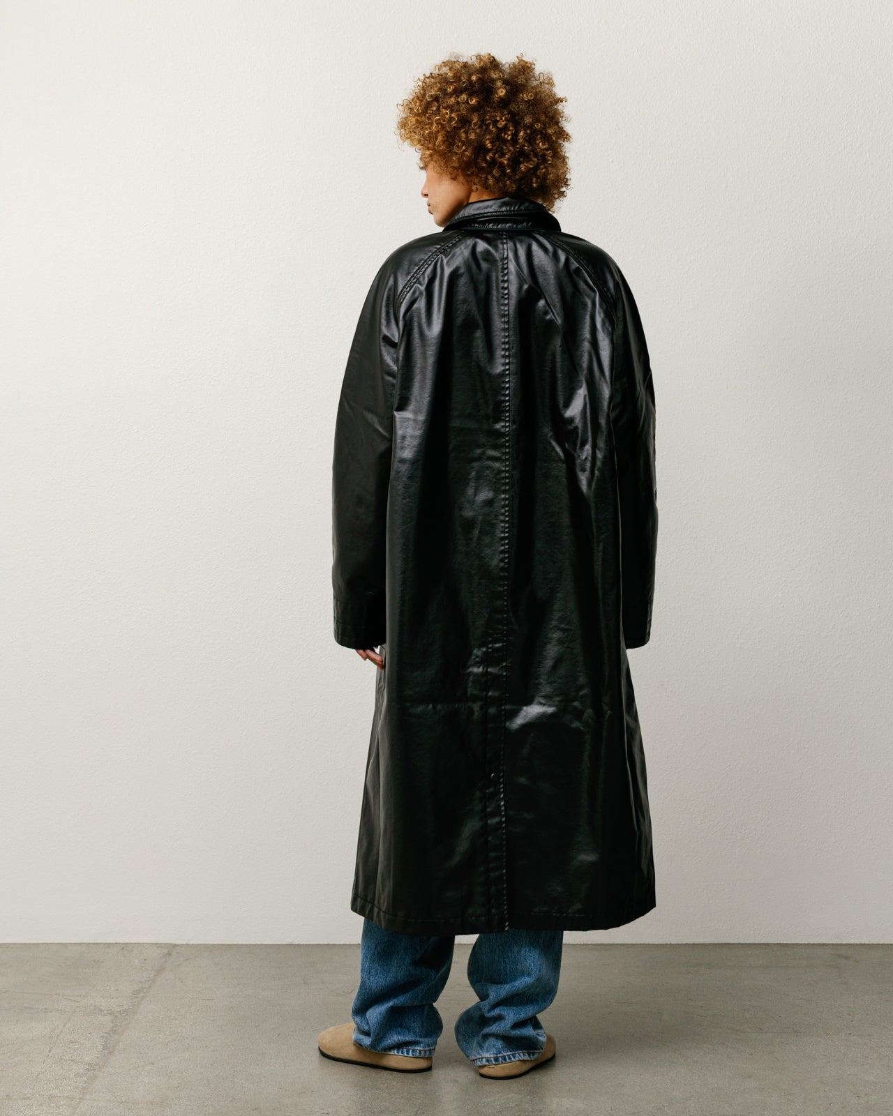 Coated Field Coat – Black | Outerwear | Stüssy Japan