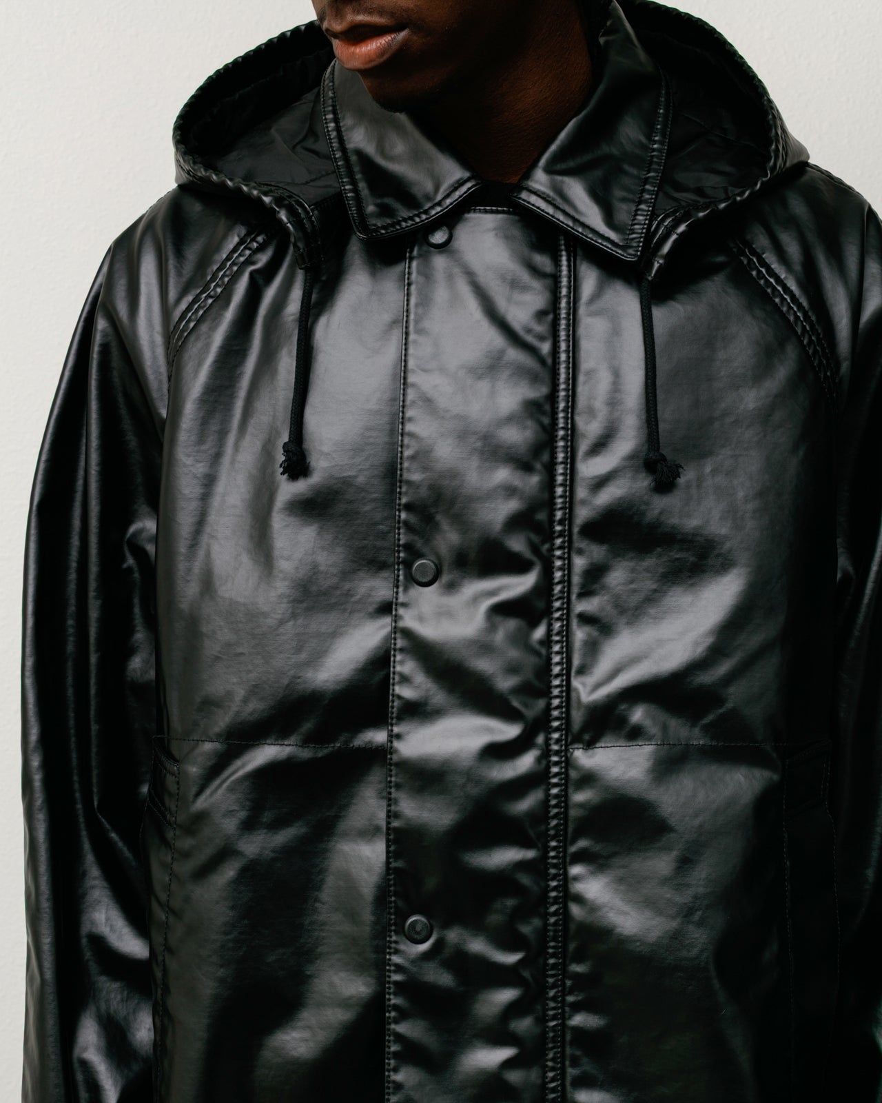 Coated Field Coat – Black | Outerwear | Stüssy Japan