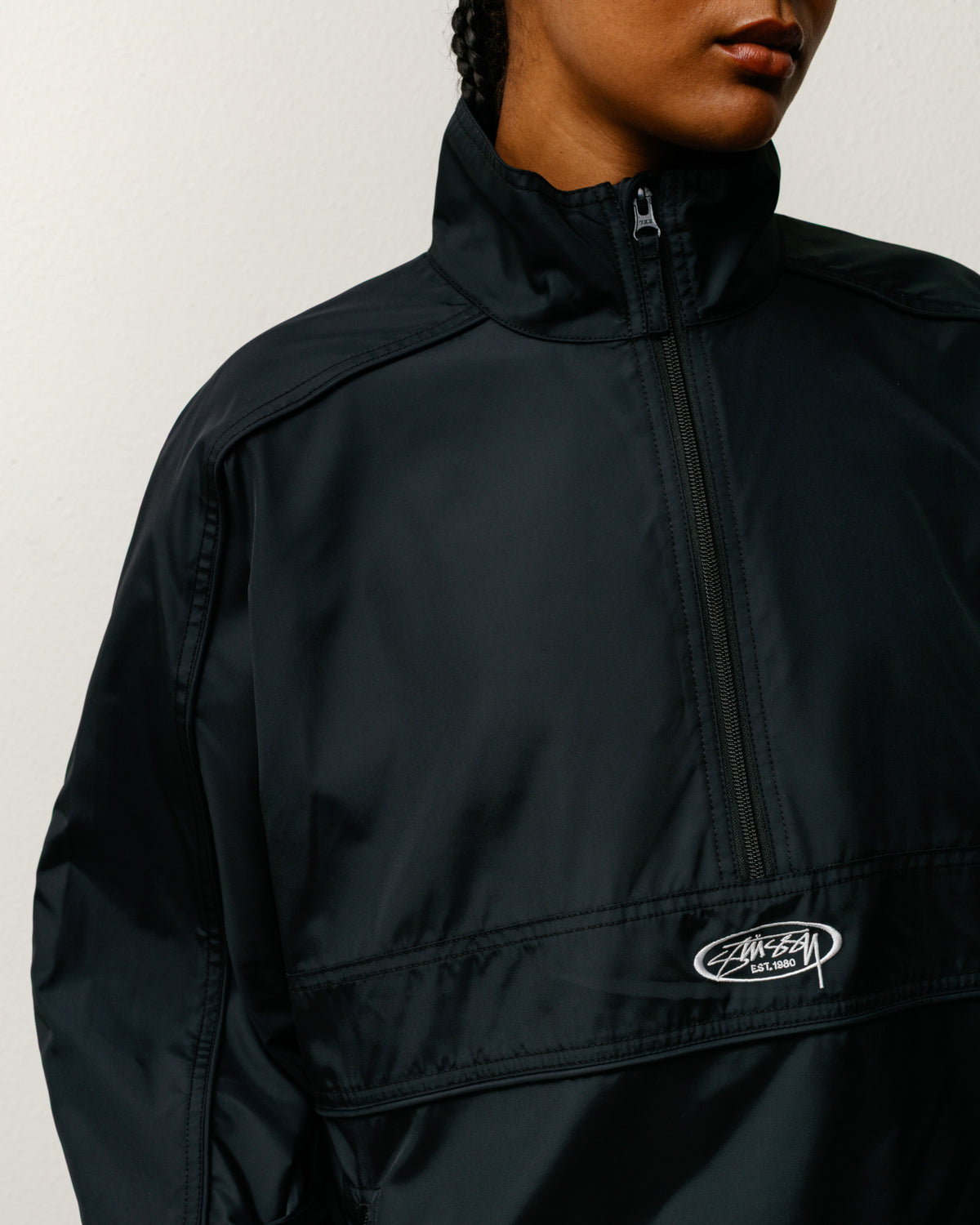 Lightweight Pullover Jacket – Black | Outerwear | Stüssy Japan