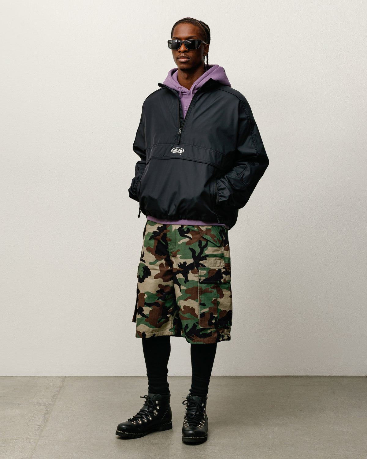 Lightweight Pullover Jacket – Black | Outerwear | Stüssy Japan