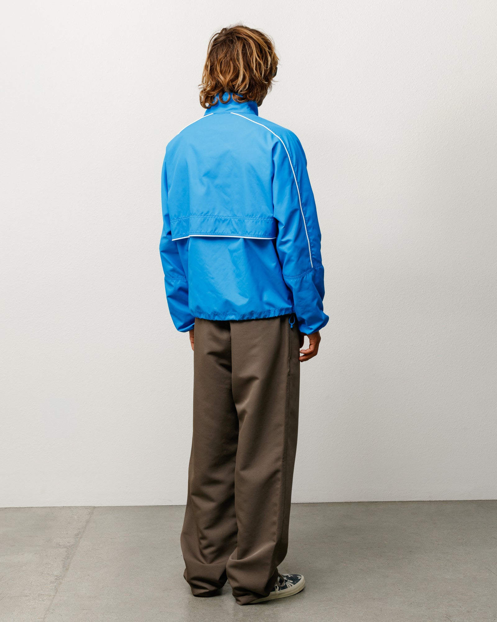 Lightweight Pullover Jacket Unisex Long Sleeve In Blue