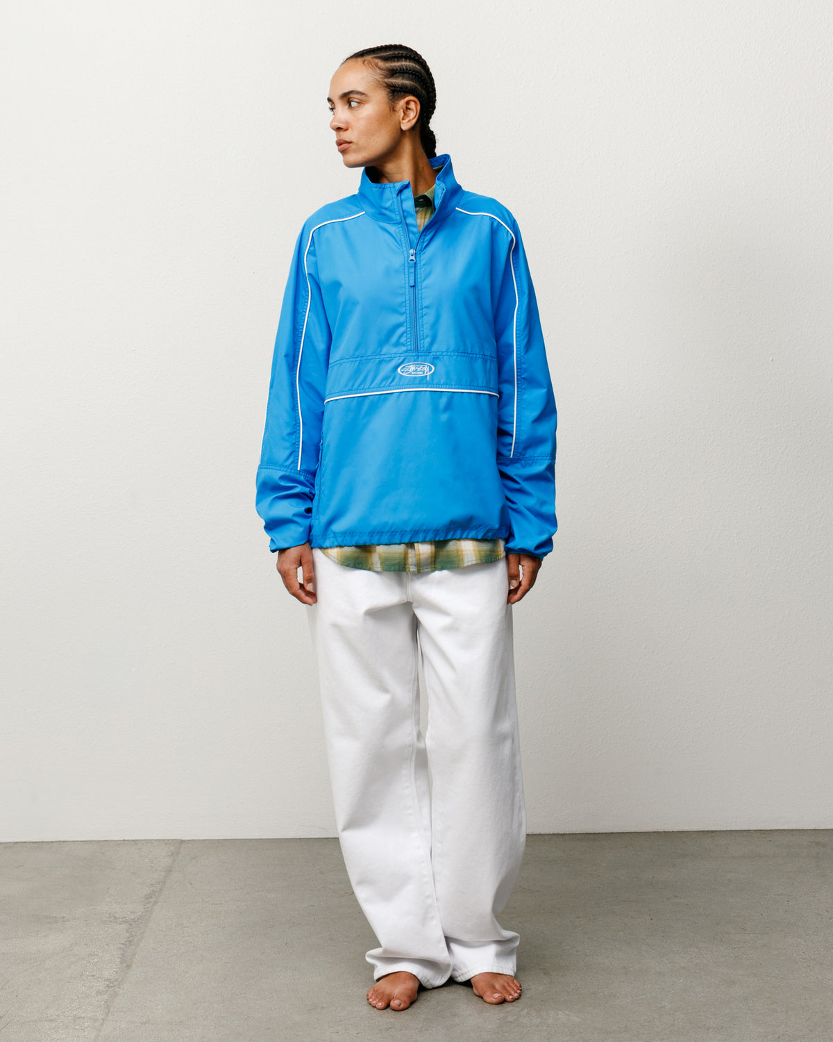 Lightweight Pullover Jacket – Blue | Outerwear | Stüssy Japan