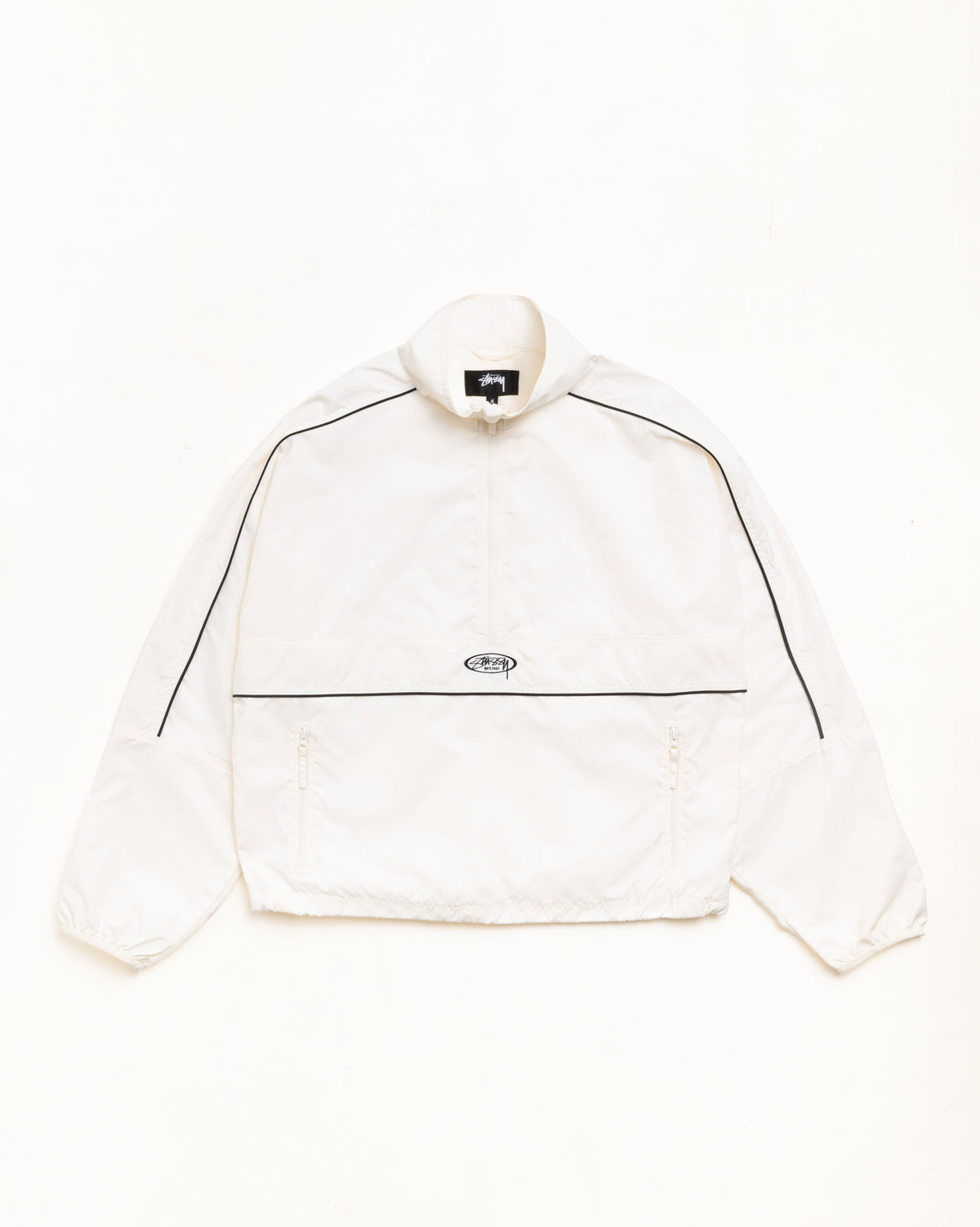 Lightweight Pullover Jacket – White | Outerwear | Stüssy Japan