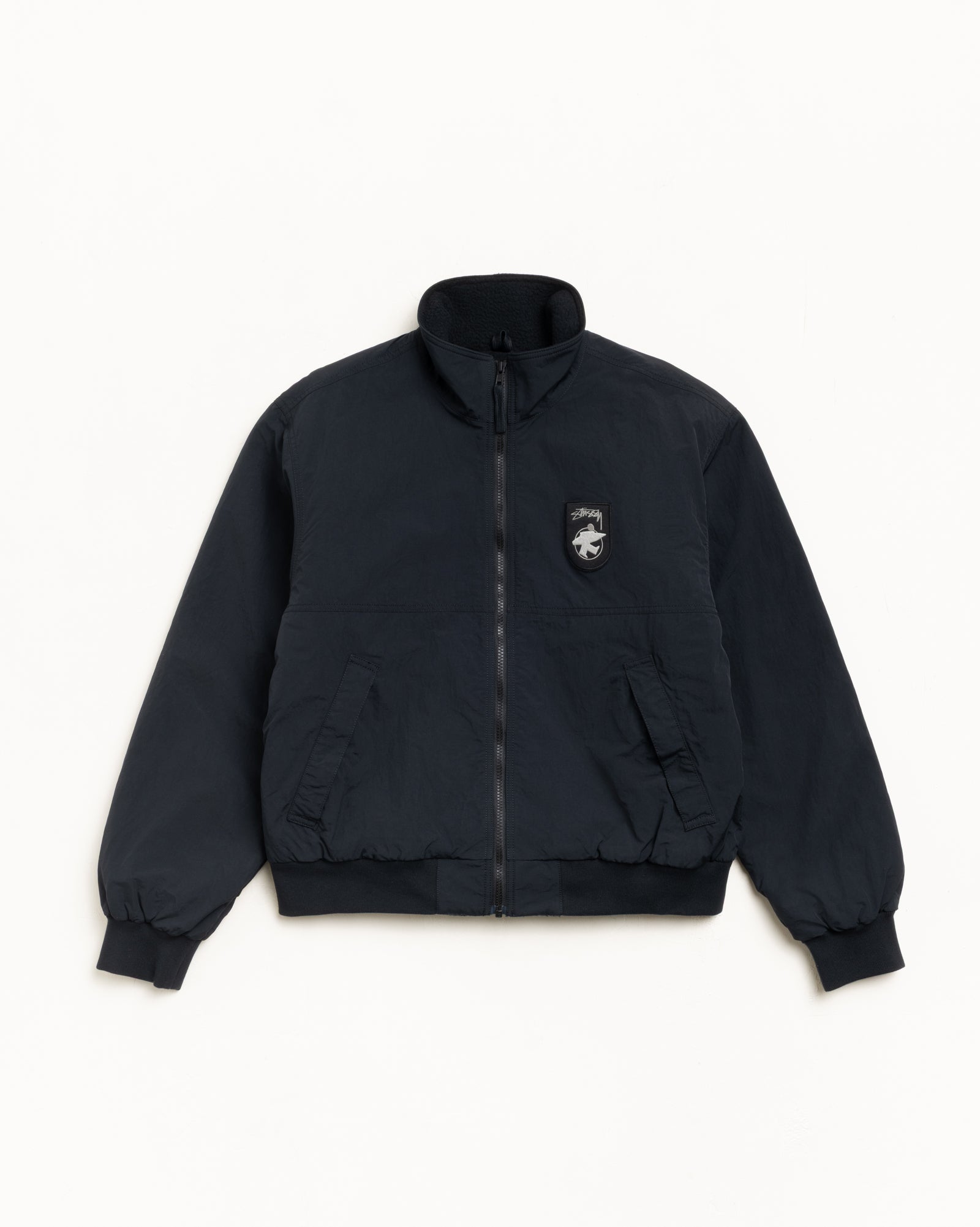 Polar Fleece Lined Jacket – Black | Outerwear | Stüssy Japan