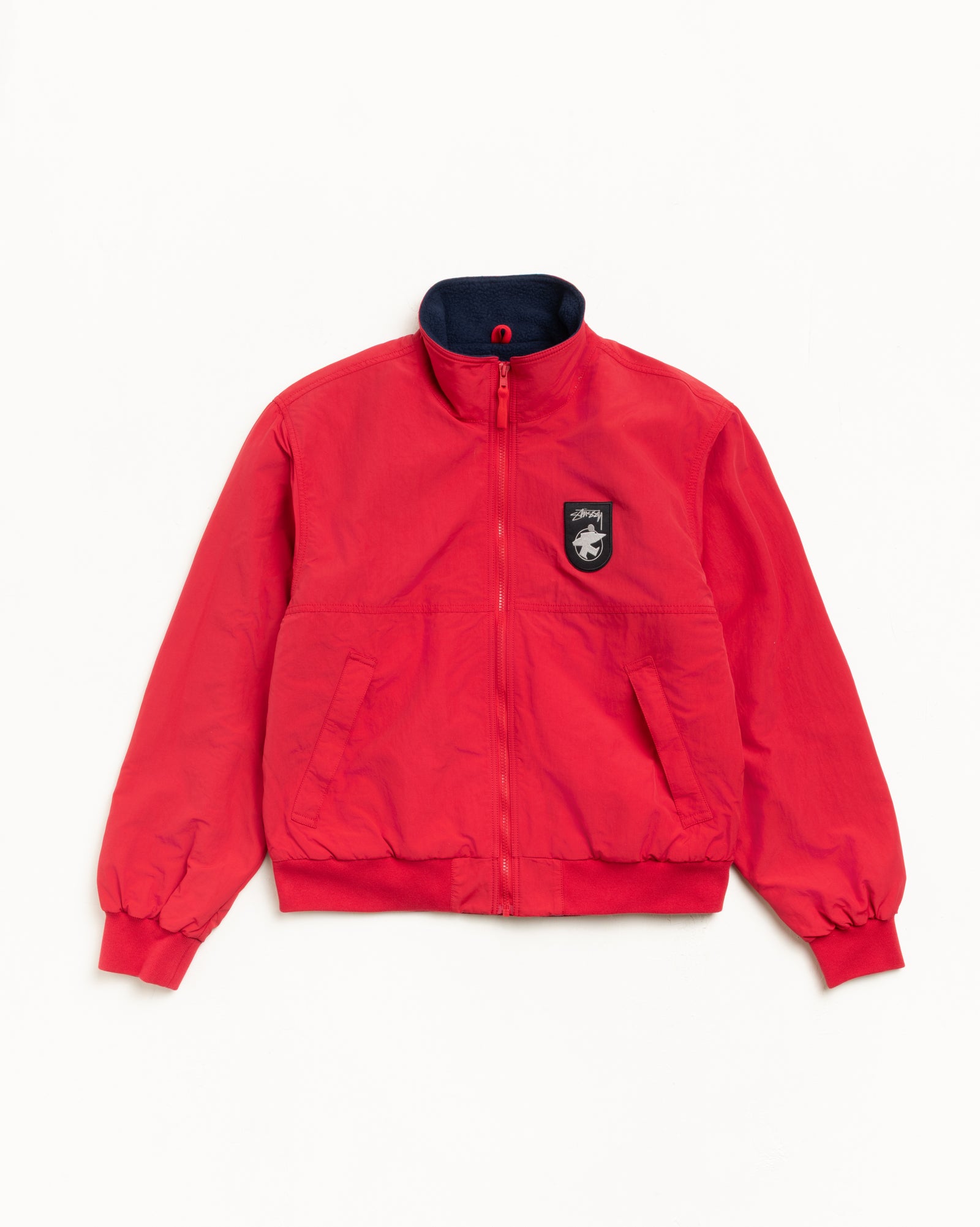 Polar Fleece Lined Jacket – Red | Outerwear | Stüssy Japan