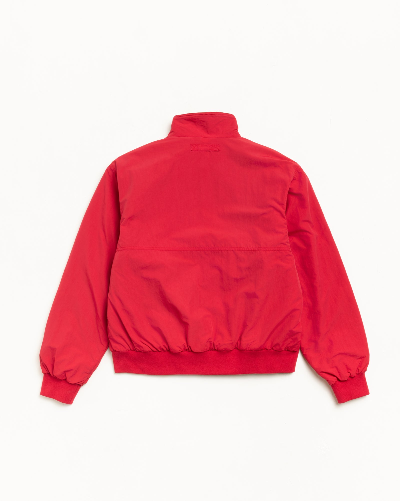 Polar Fleece Lined Jacket Mens Long Sleeve In Red