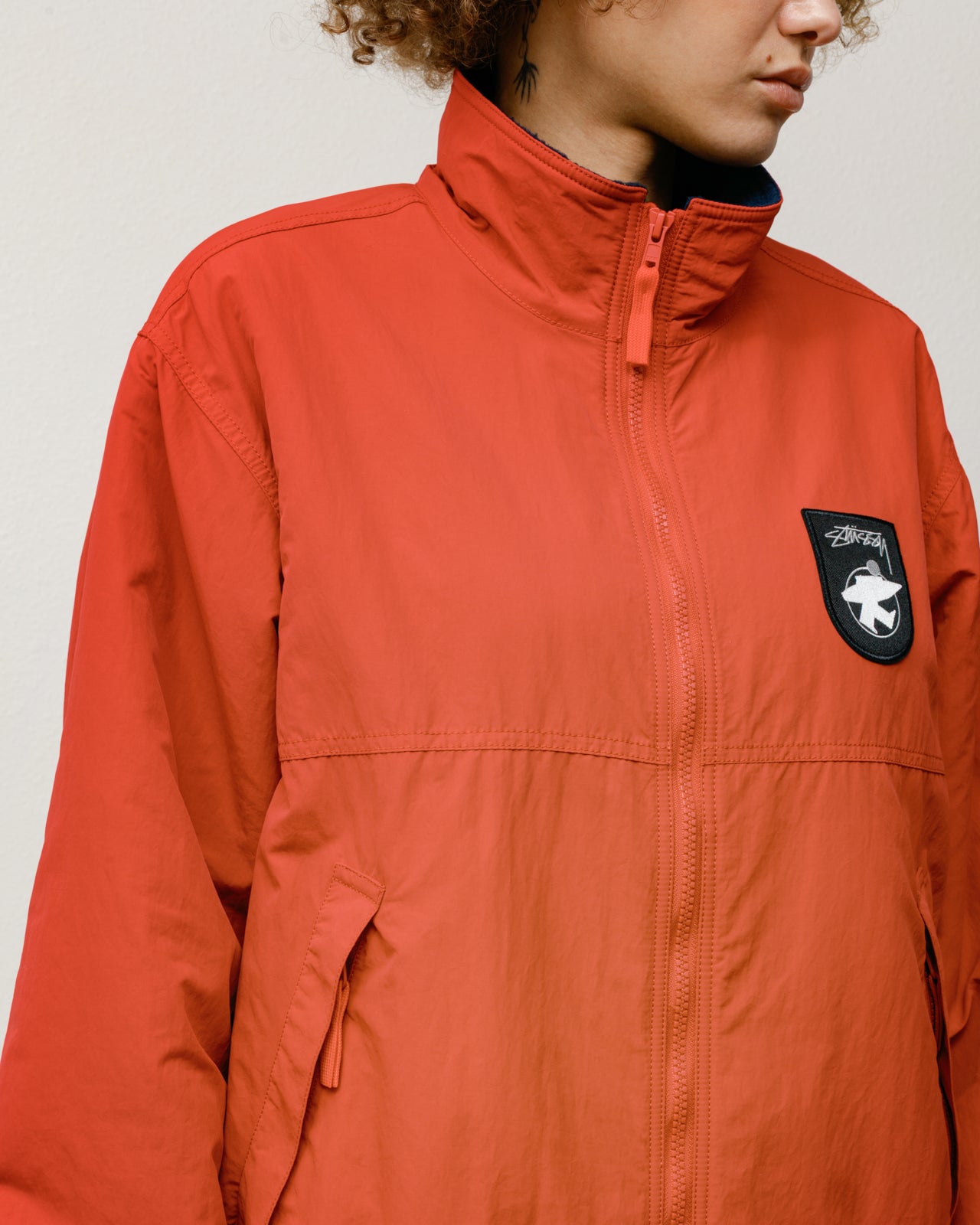 Polar Fleece Lined Jacket – Red | Outerwear | Stüssy Japan