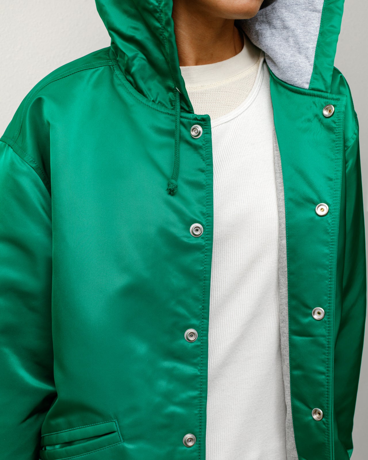 Hooded Coaches Jacket – Green | Outerwear | Stüssy Japan