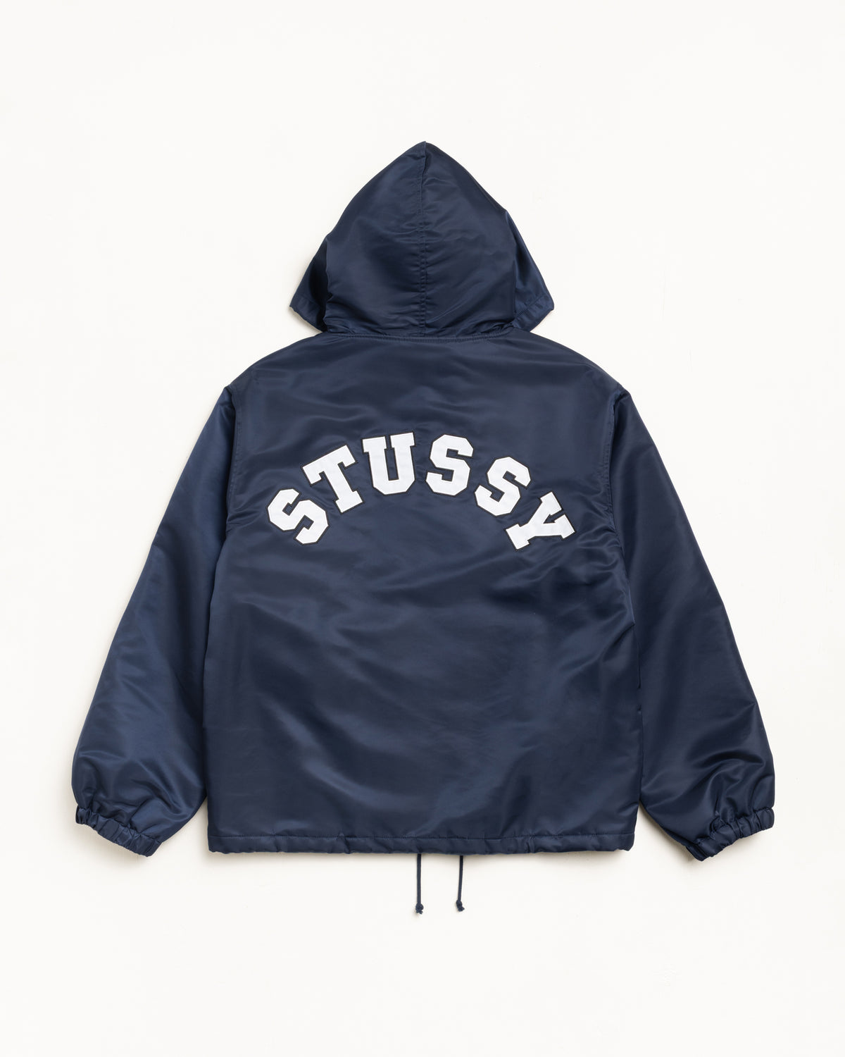 Hooded Coaches Jacket – Navy | Outerwear | Stüssy Japan