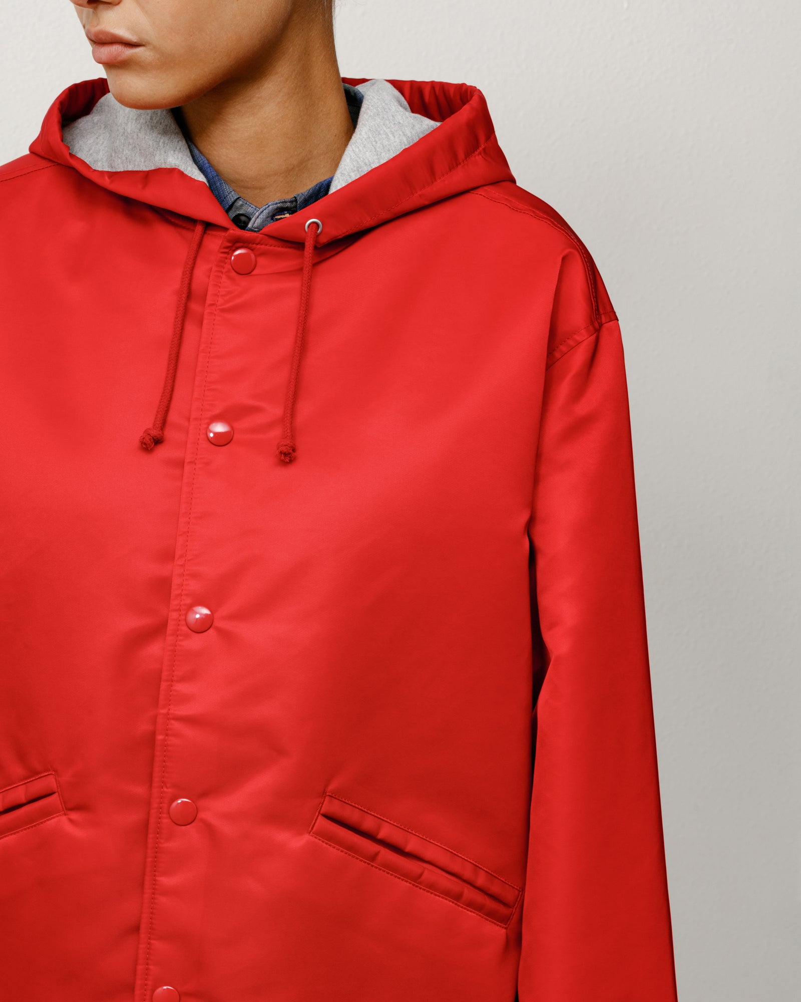 Hooded Coaches Jacket – Red | Outerwear | Stüssy Japan Hooded Coaches Jacket – Red | Outerwear | Stüssy Japan