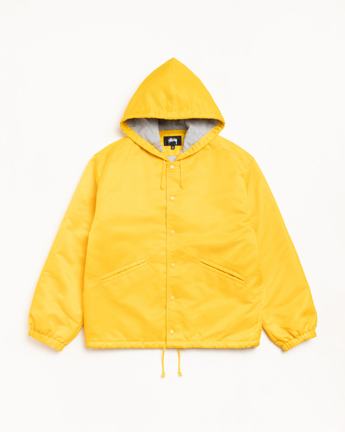Hooded Coaches Jacket – Yellow | Outerwear | Stüssy Japan
