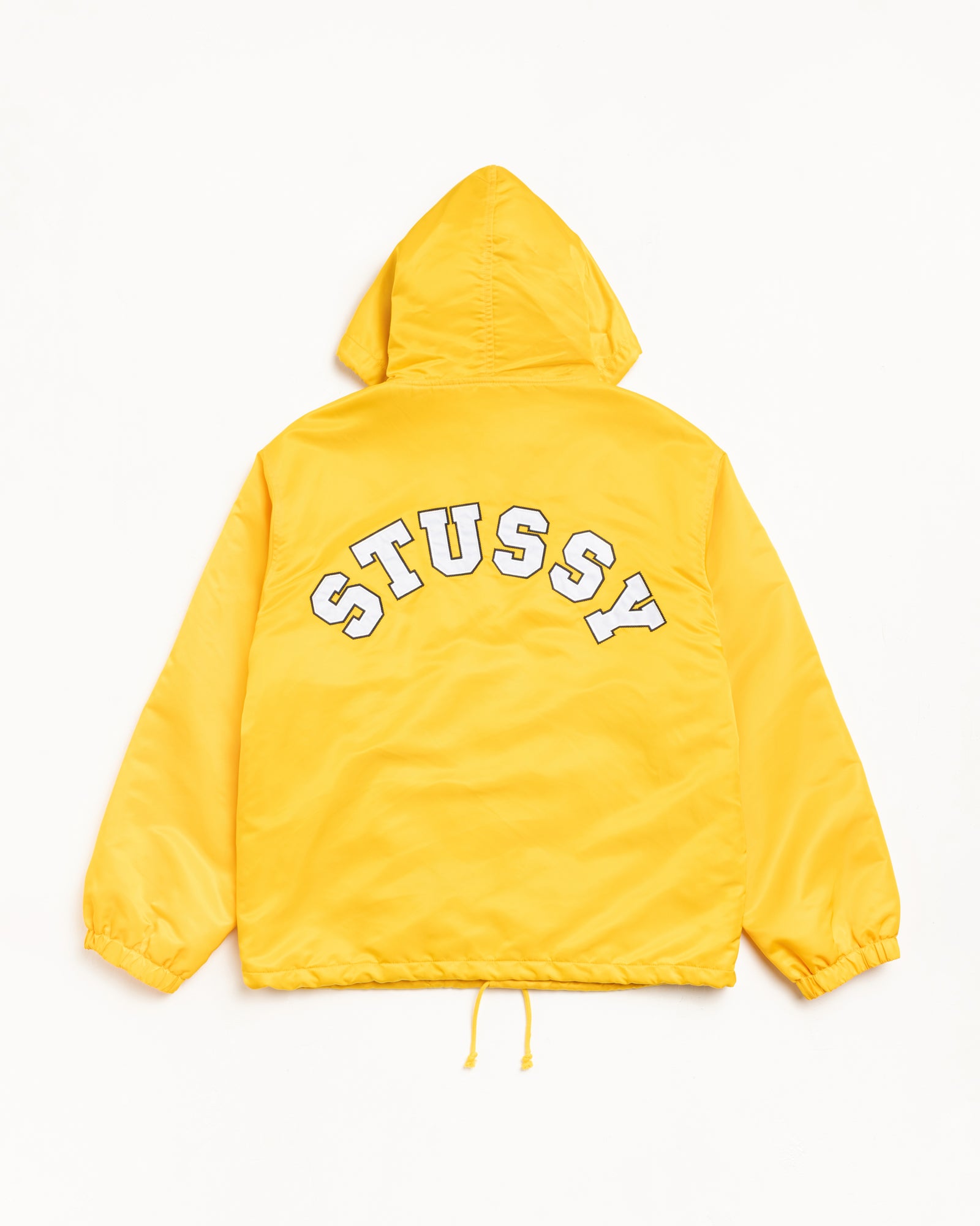 Hooded Coaches Jacket – Yellow | Outerwear | Stüssy Japan