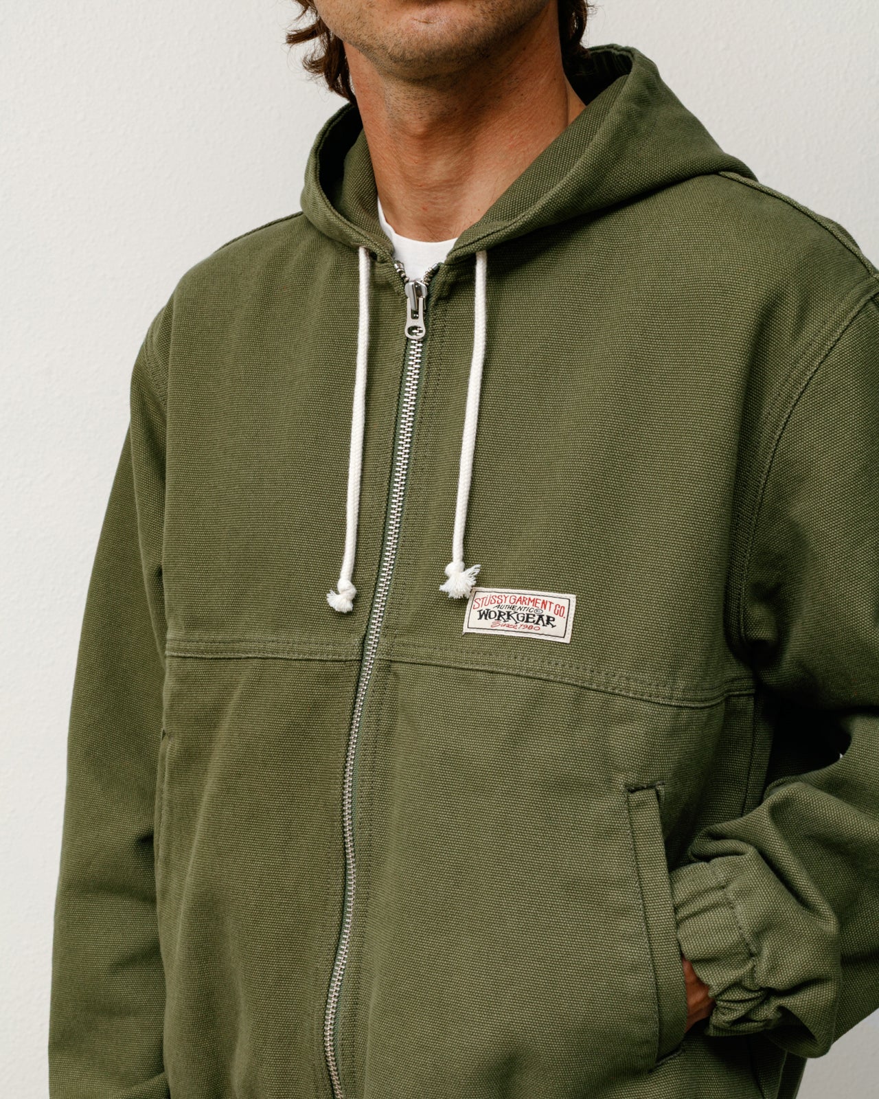 Work Jacket Unlined Canvas – Olive | Outerwear | Stüssy Japan